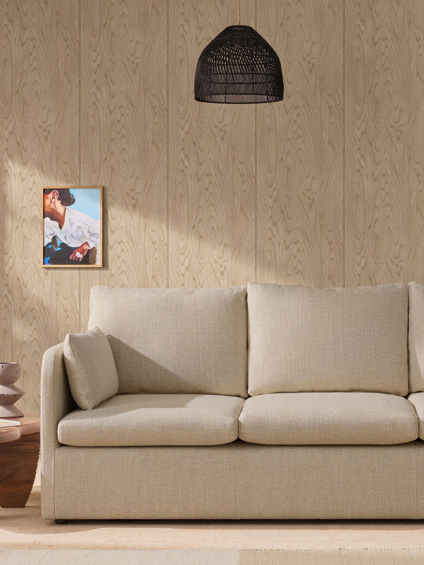 Orly A4 Wallpaper Sample in Light Timber - Image 1 of 4