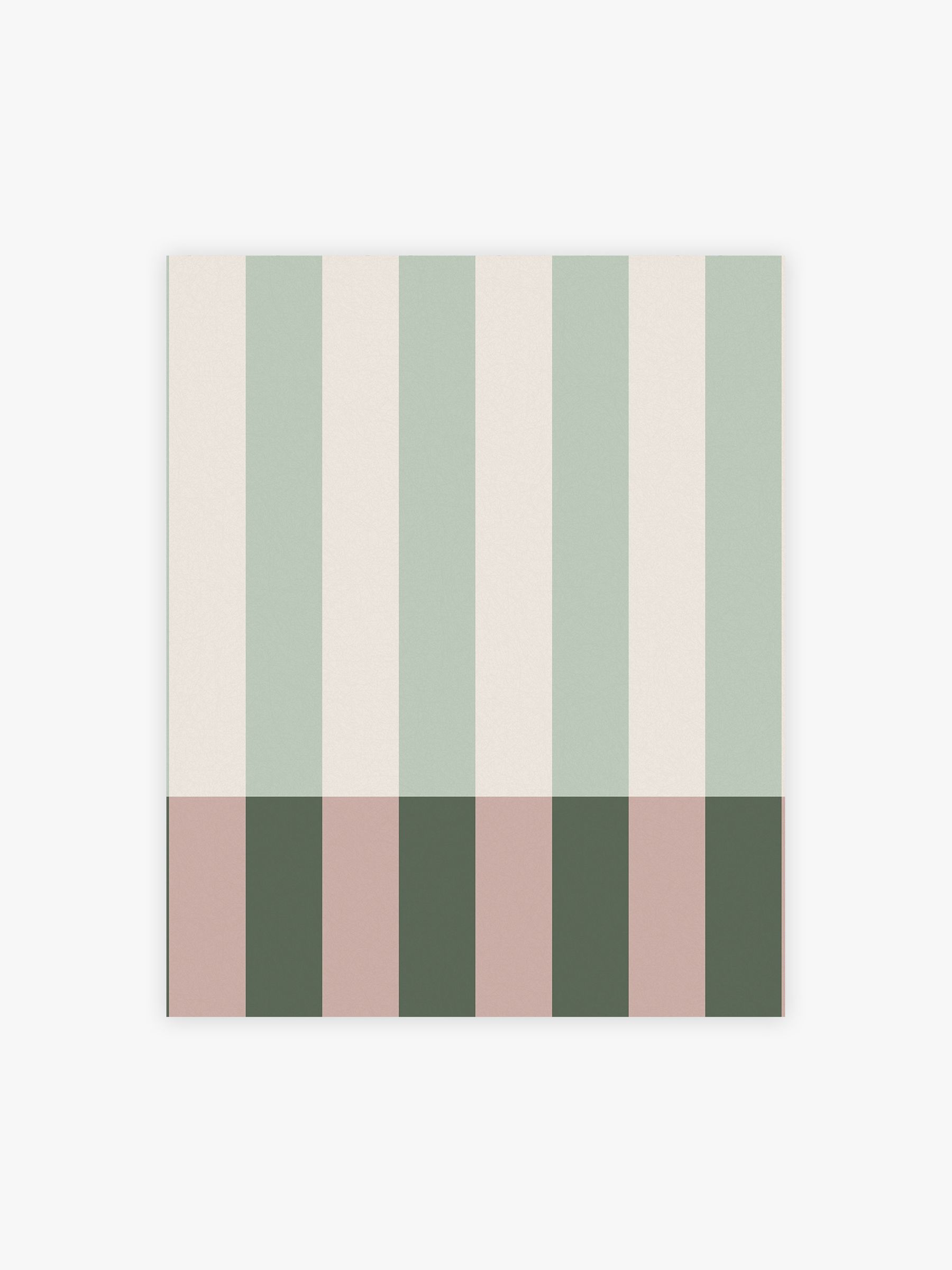 Terri A4 Wallpaper Sample in Green and Blush - Image 2 of 4 Terri A4 Wallpaper Sample in Green and Blush - Image 2 of 4