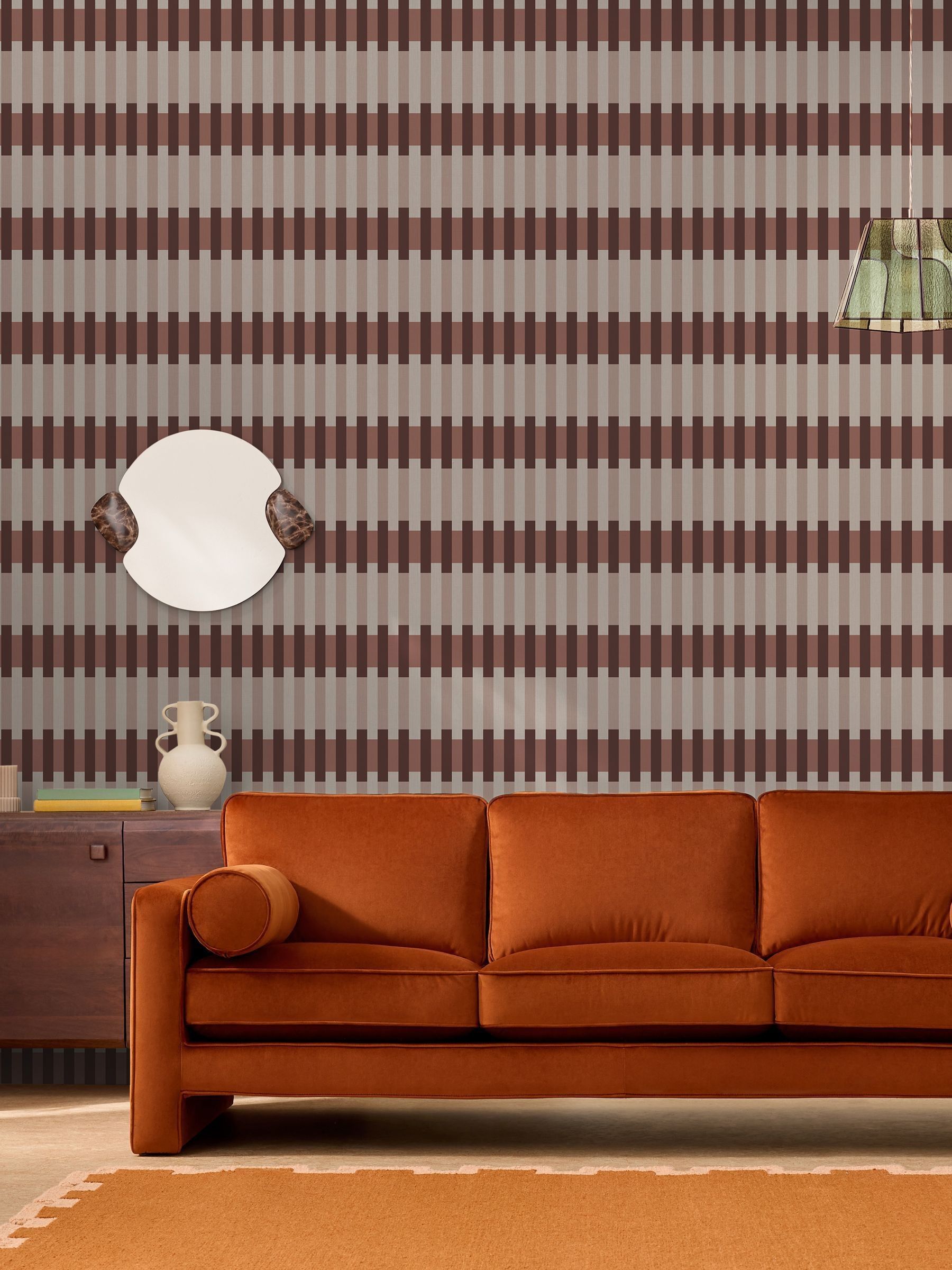 Sirio A4 Wallpaper Sample in Berry | Made