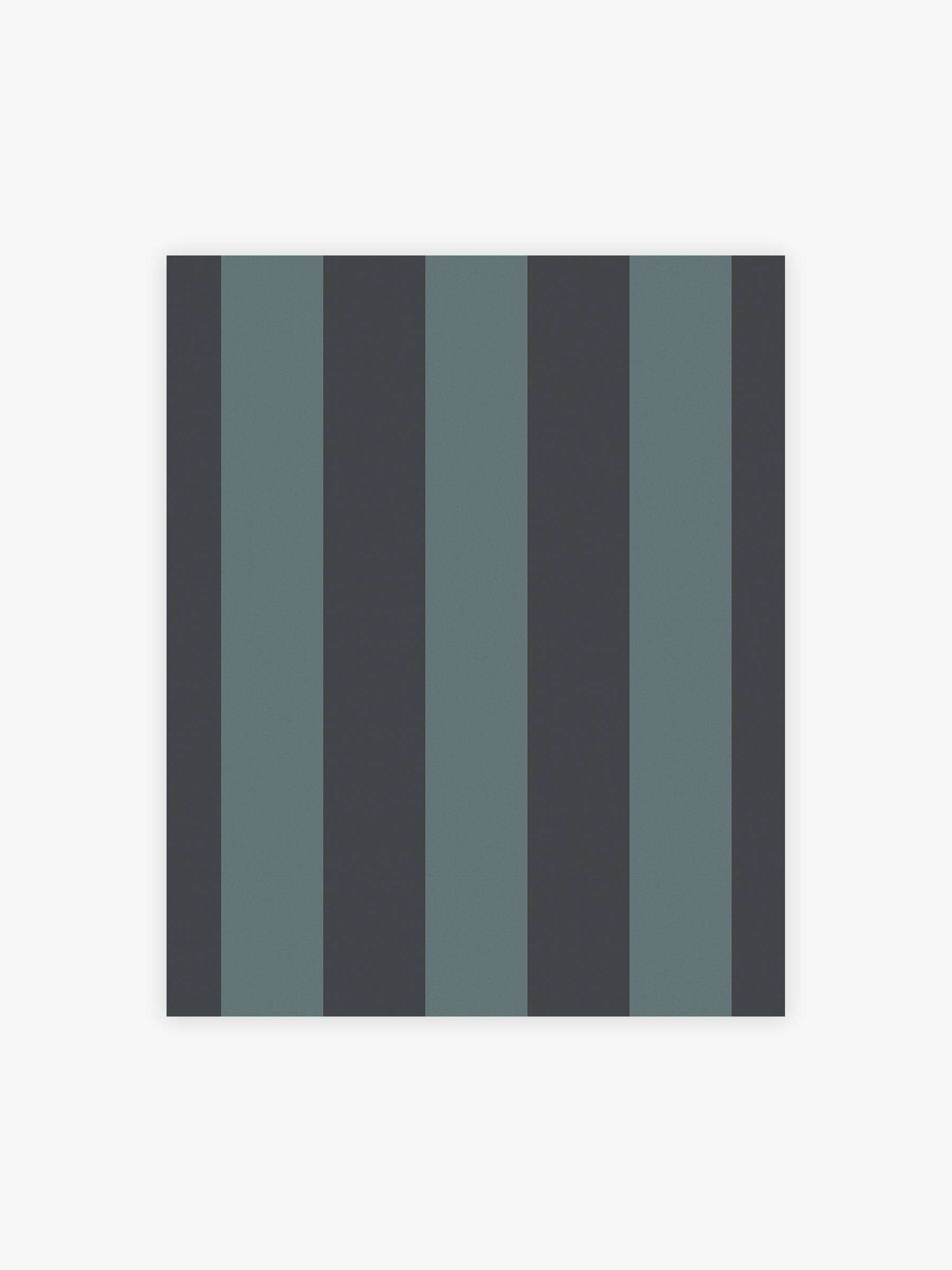 Demi Wide Stripe 10M Wallpaper in Blue - Image 2 of 4 Demi Wide Stripe 10M Wallpaper in Blue - Image 2 of 4
