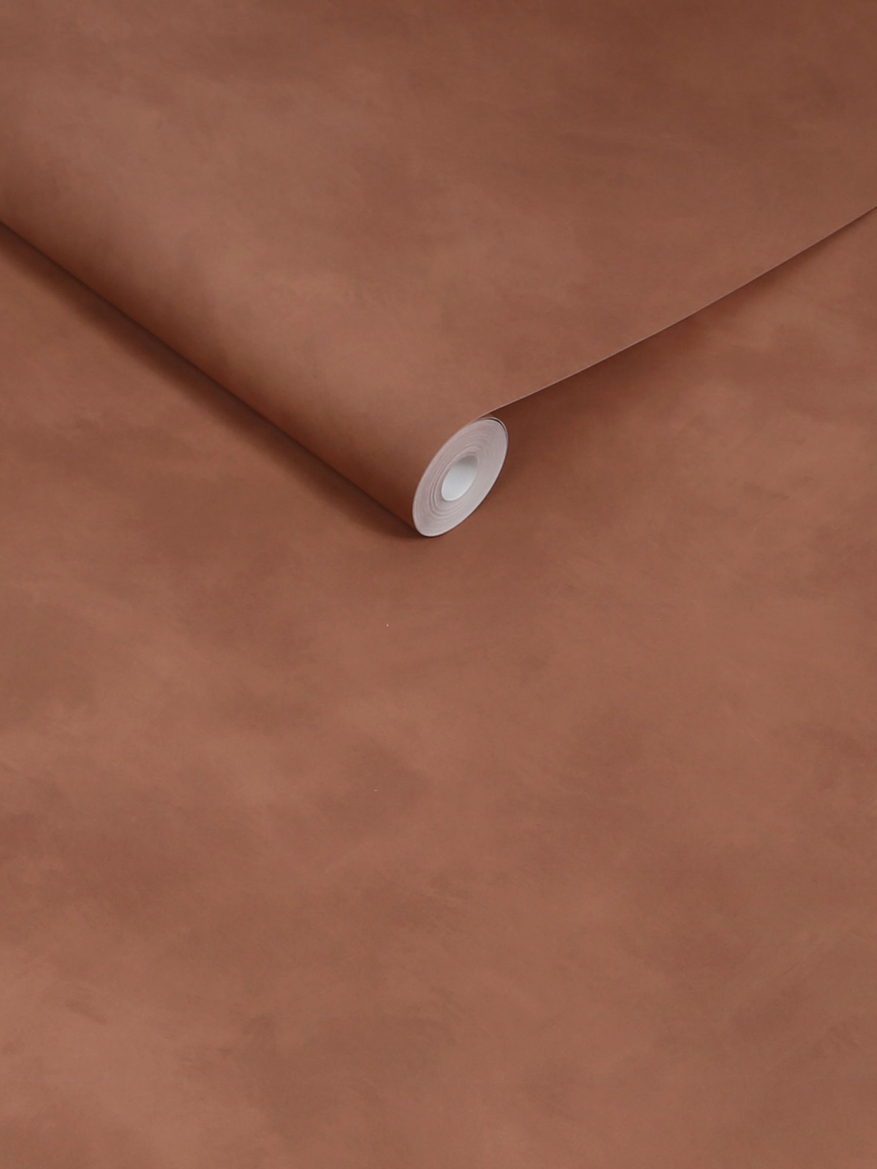 Shae 10M Wallpaper in Terracotta Limewash - Image 3 of 4