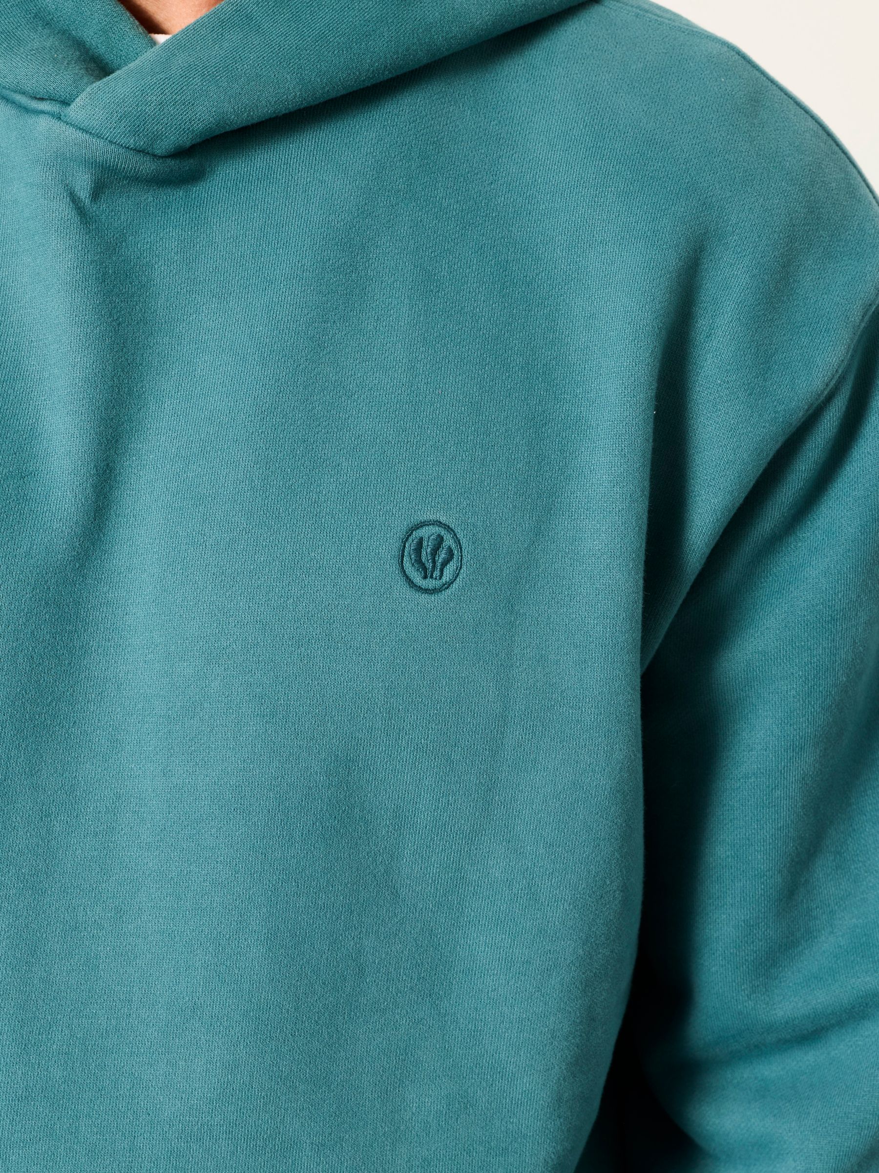Hayle Dark Teal Overhead Hoodie - Image 3 of 6
