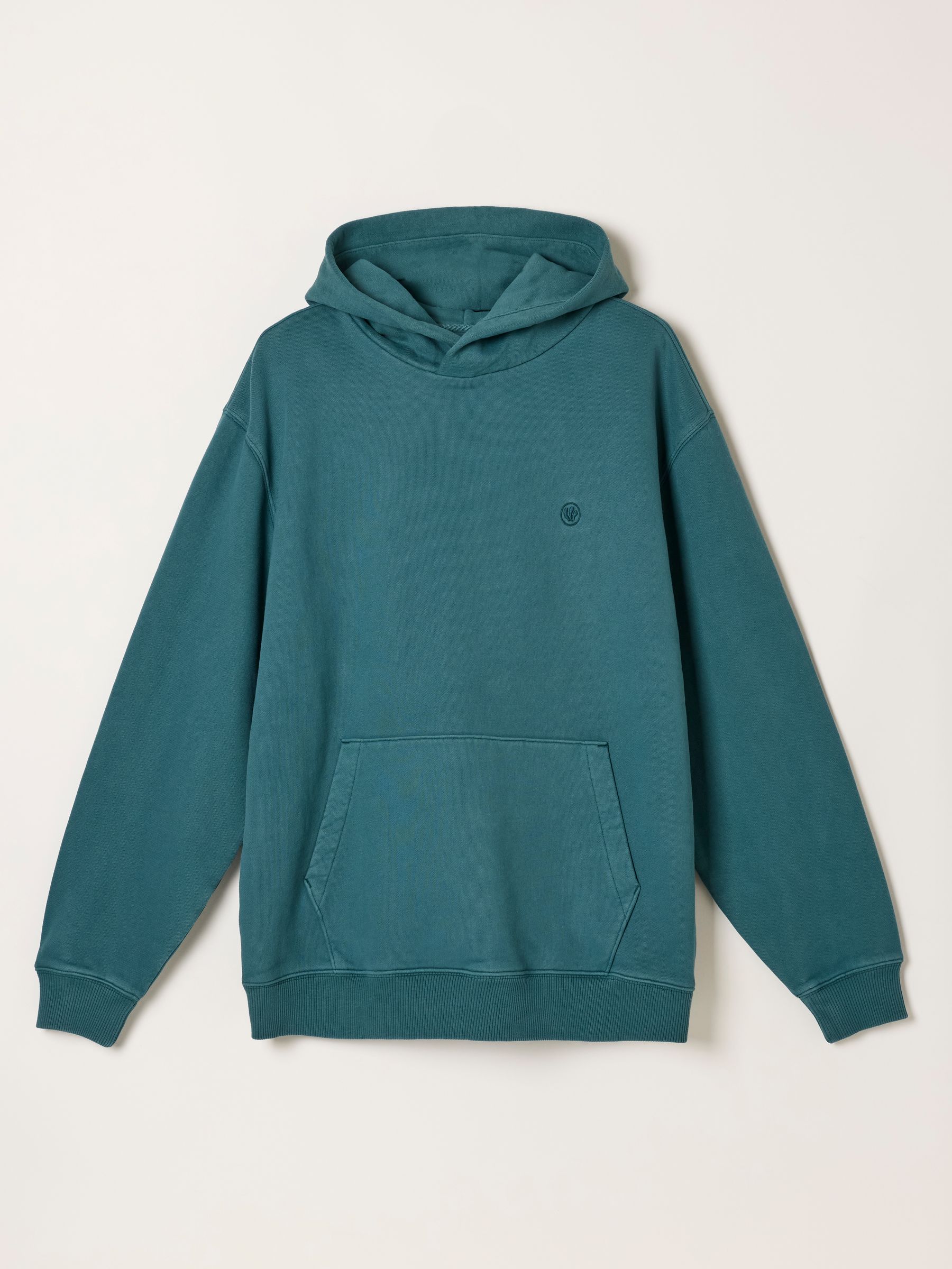 Hayle Dark Teal Overhead Hoodie - Image 6 of 6 Hayle Dark Teal Overhead Hoodie - Image 6 of 6