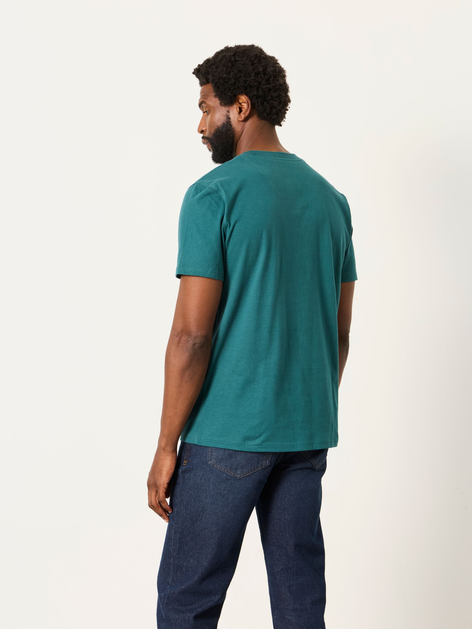 3 Pack Teal Blue Short Sleeve T-Shirt - Image 4 of 7