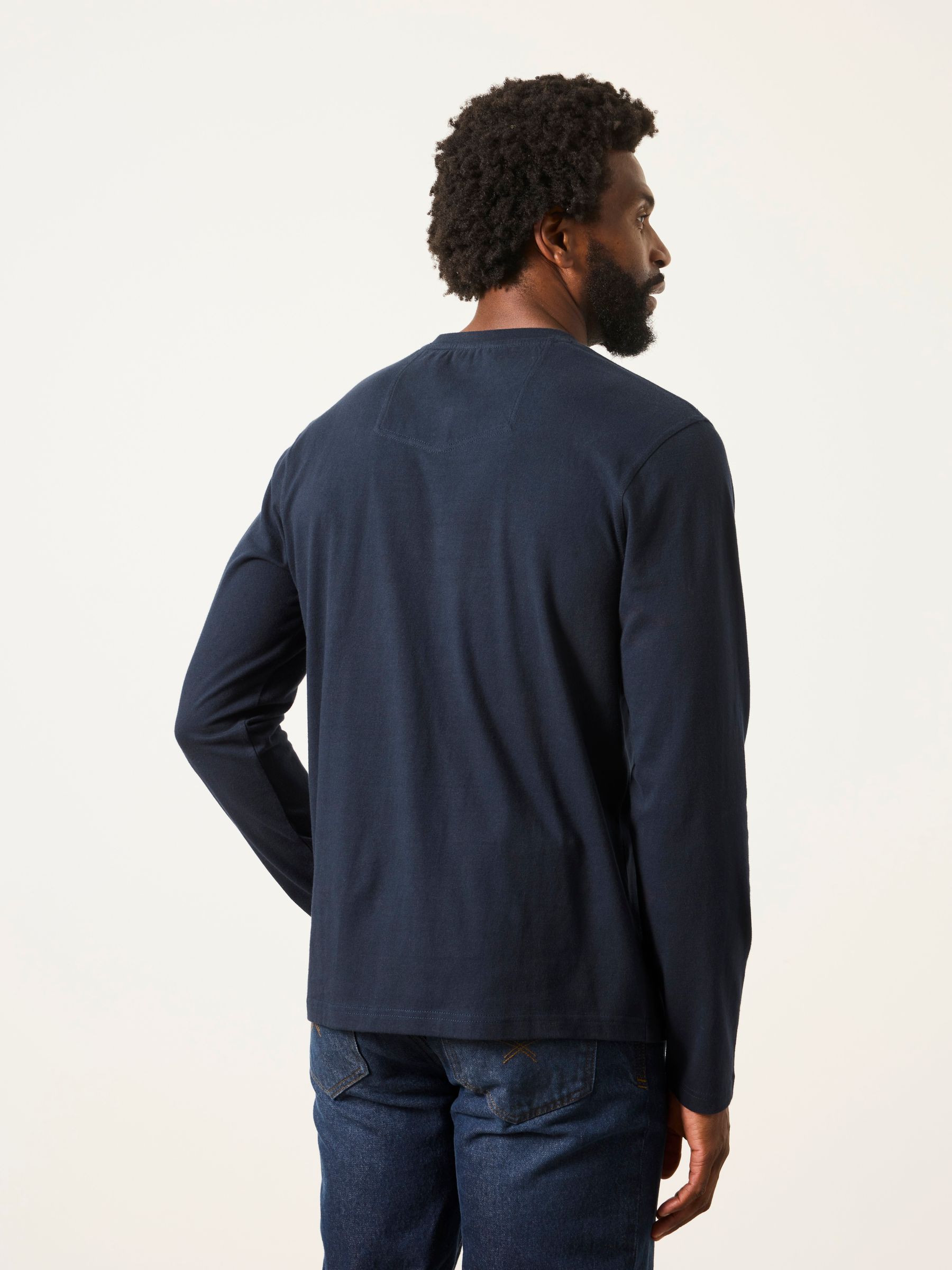 3 Pack Charcoal Grey Long Sleeve Henley T-Shirt - Image 2 of 7