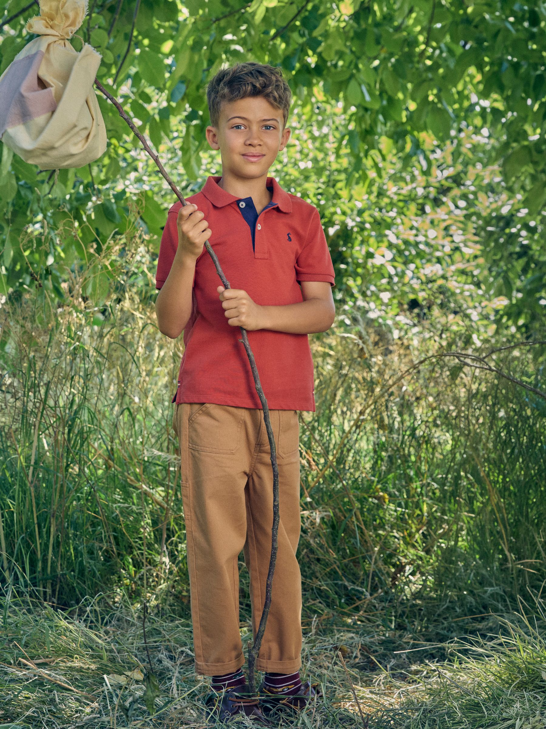 Boys' Felix Tan Brown Carpenter Trousers - Image 1 of 5