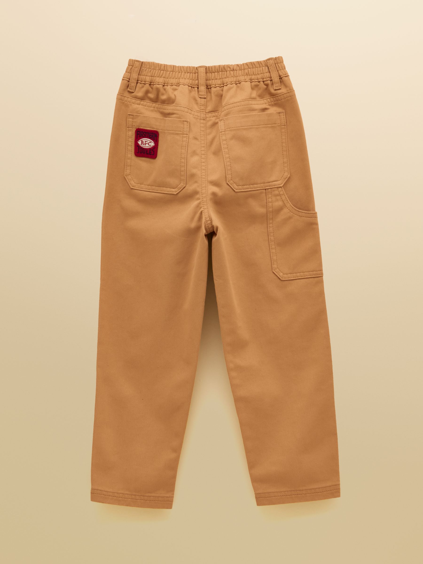 Boys' Felix Tan Brown Carpenter Trousers - Image 3 of 5