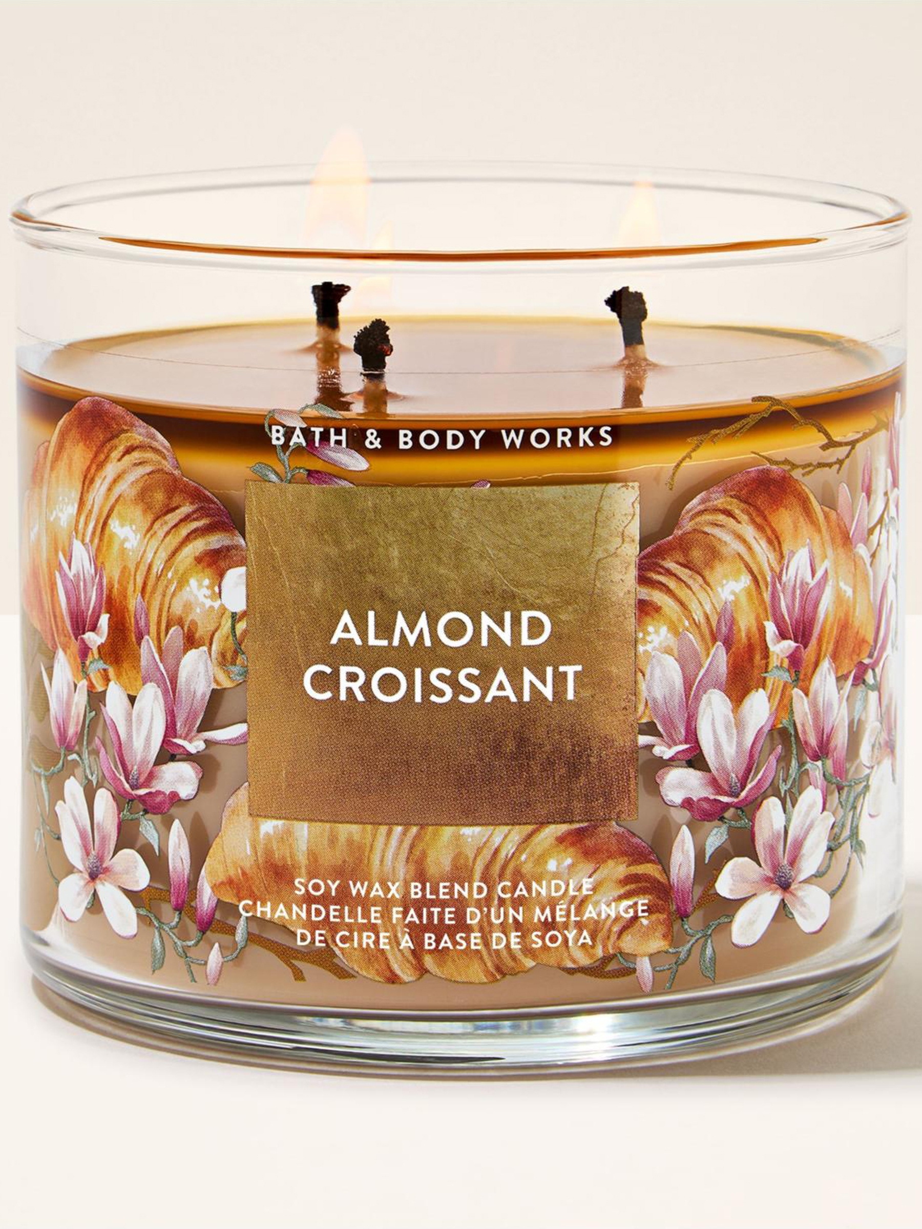 Almond Croissant Candle 411g 3 Wick | Bath & Body Works