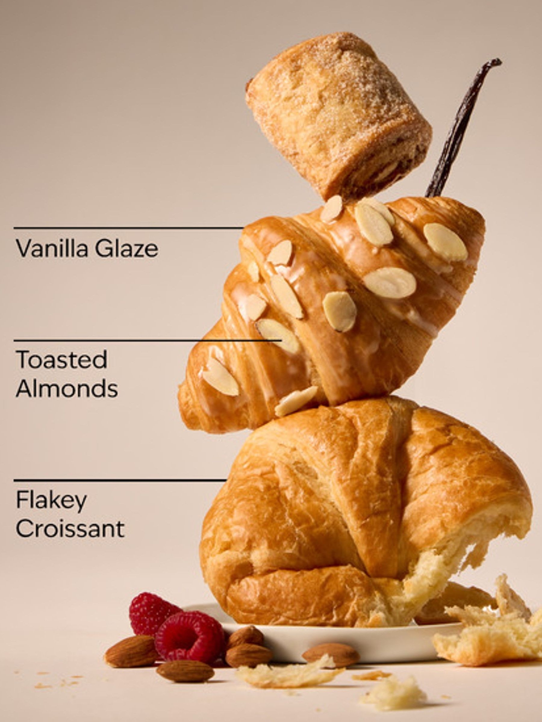 Almond Croissant Candle 411g 3 Wick - Image 3 of 4