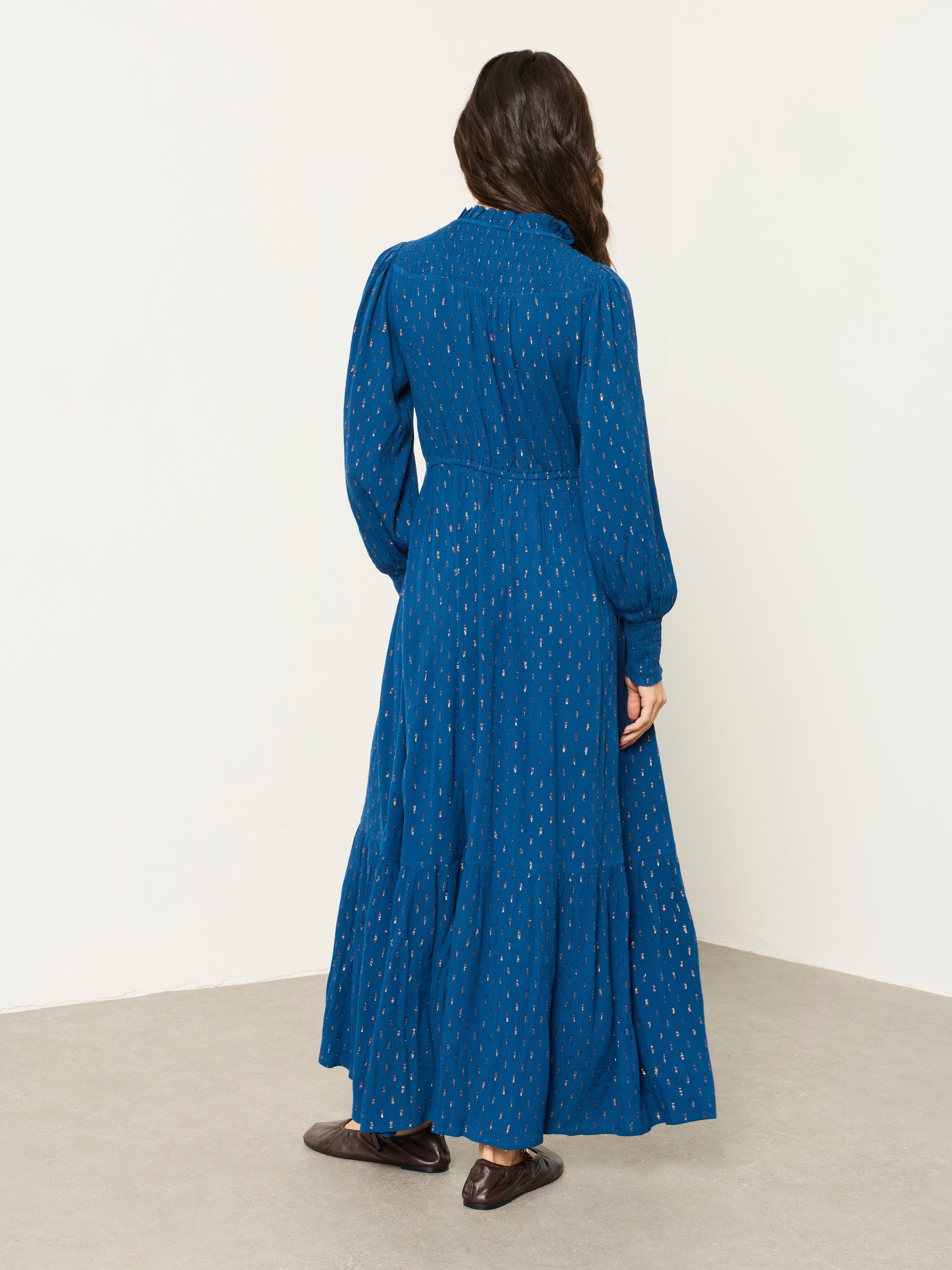 Isabella Teal Blue Petite Maxi Dress - Image 2 of 6