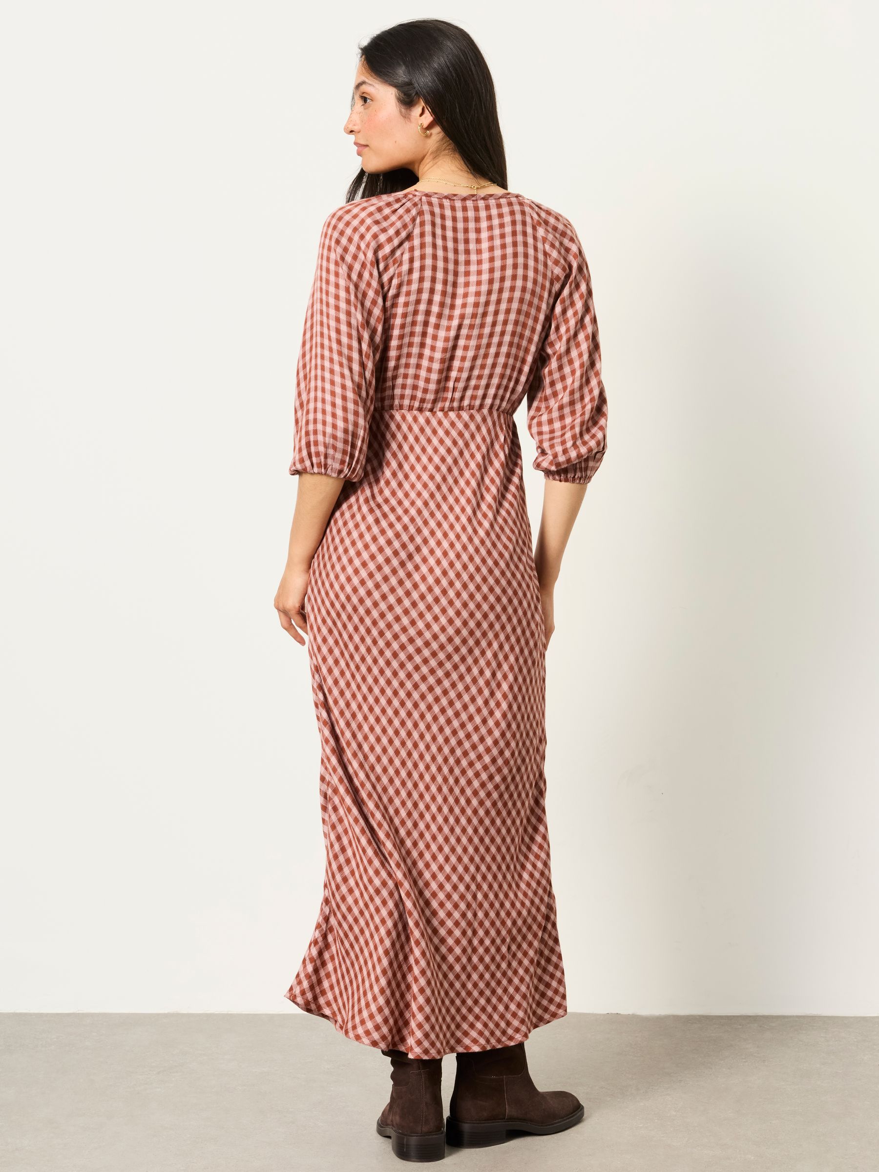 Rose Pink Petite Phoebe Midaxi Dress - Image 2 of 6 Rose Pink Petite Phoebe Midaxi Dress - Image 2 of 6