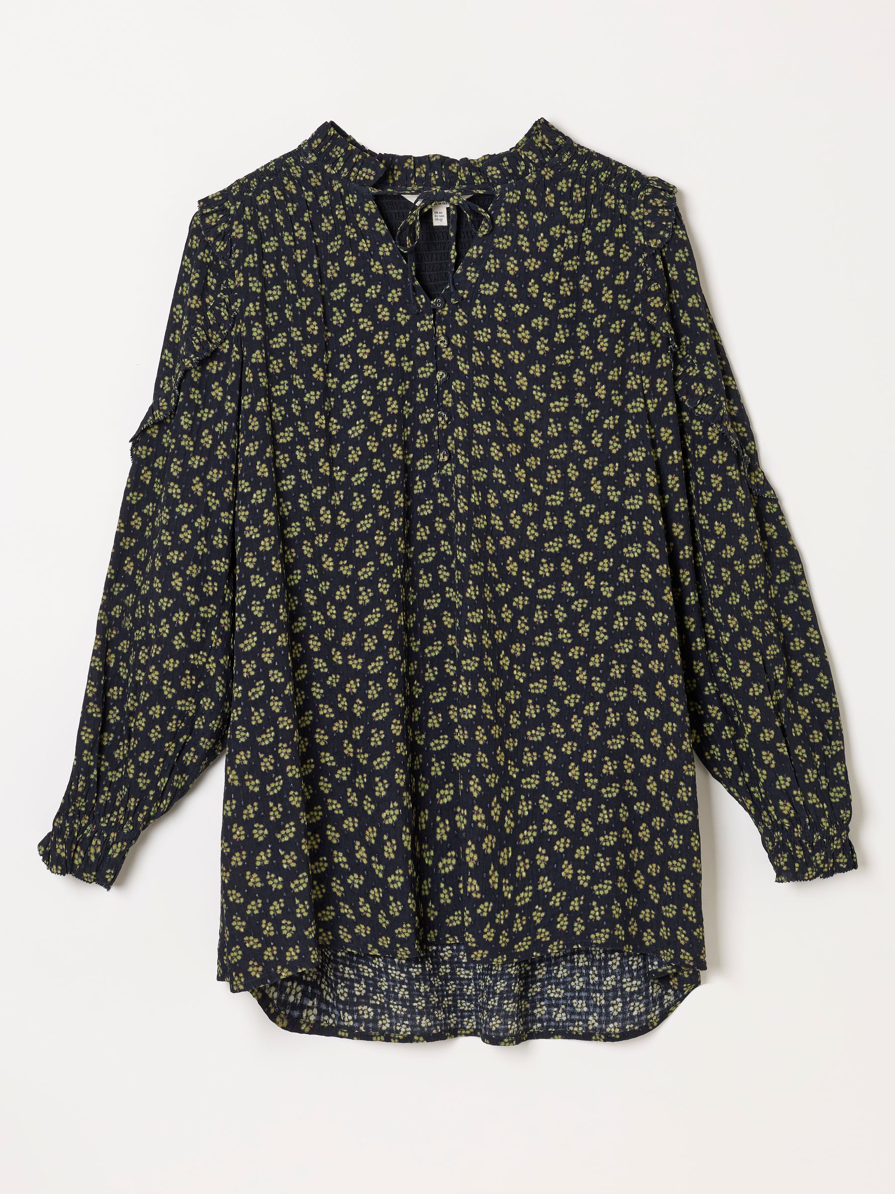 Eddie Navy Autumn Ditsy Petite Tunic - Image 6 of 6