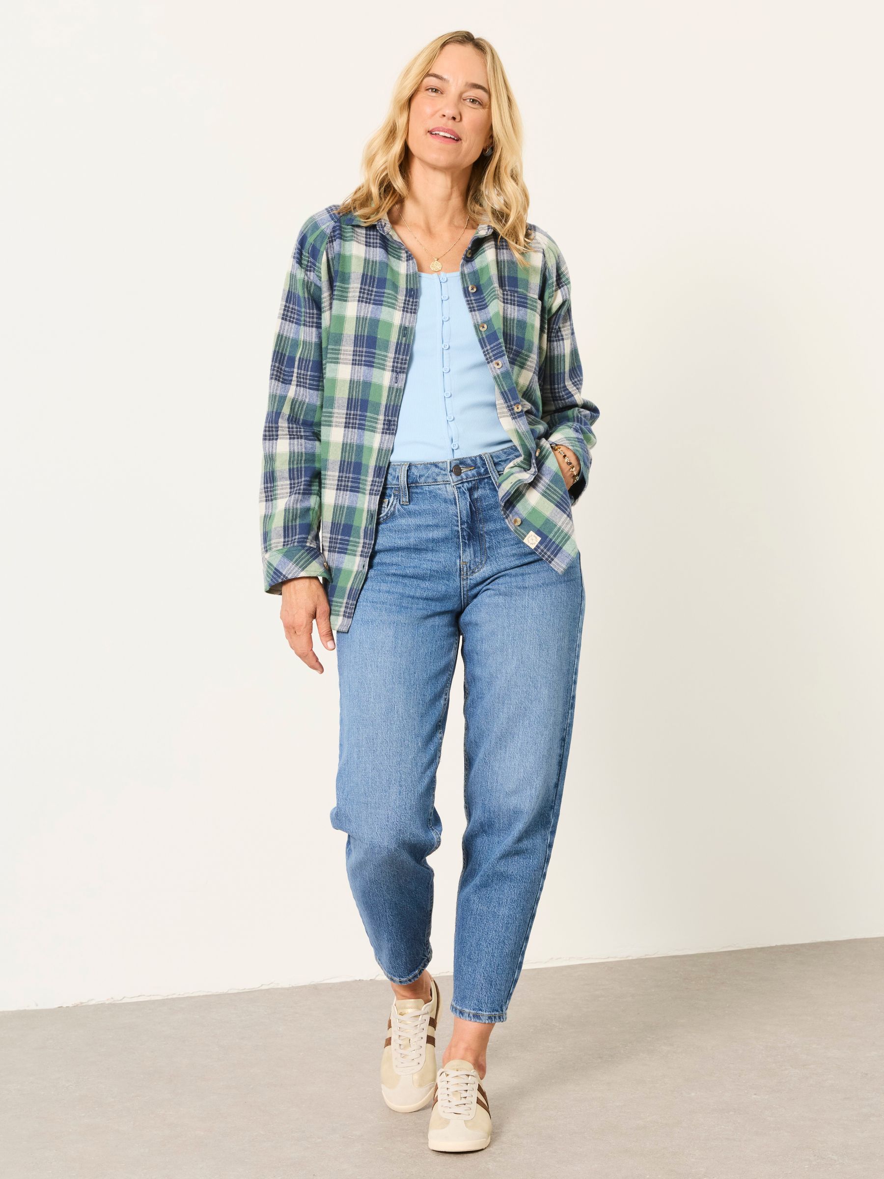 Bessie Green Petite Check Shirt - Image 4 of 6