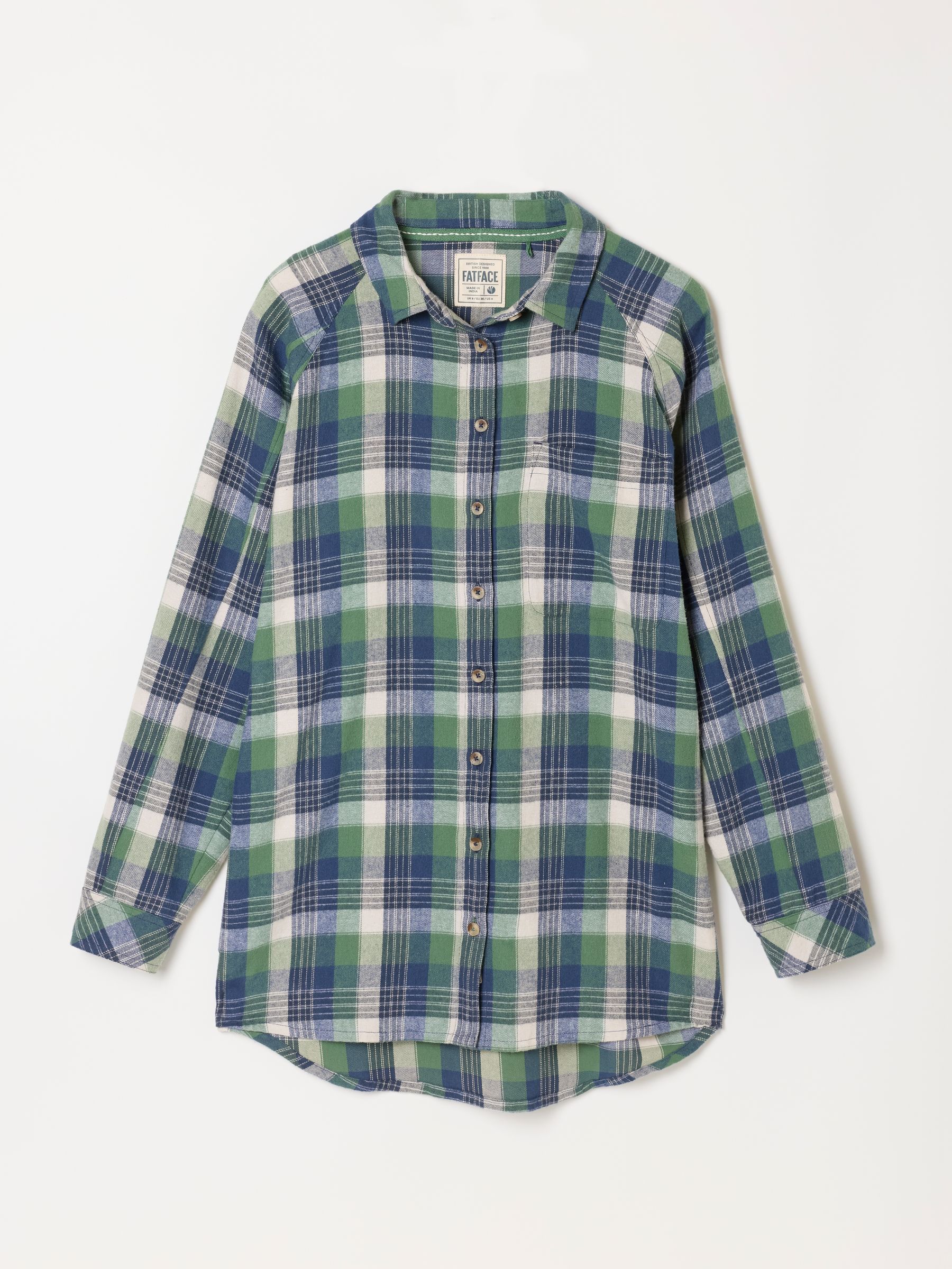 Bessie Green Petite Check Shirt - Image 6 of 6