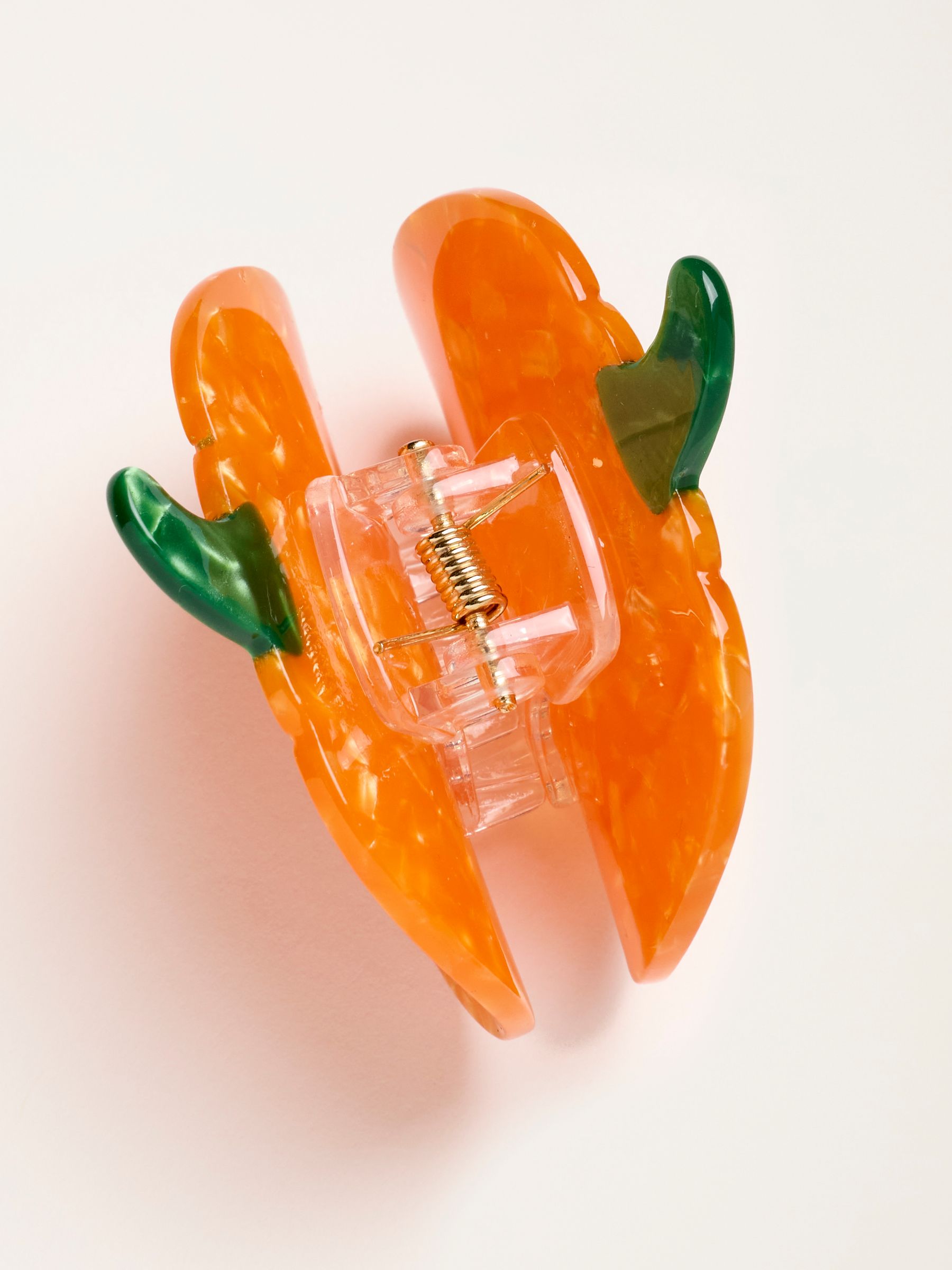 Orange Halloween Pumpkin Claw Clip - Image 2 of 2