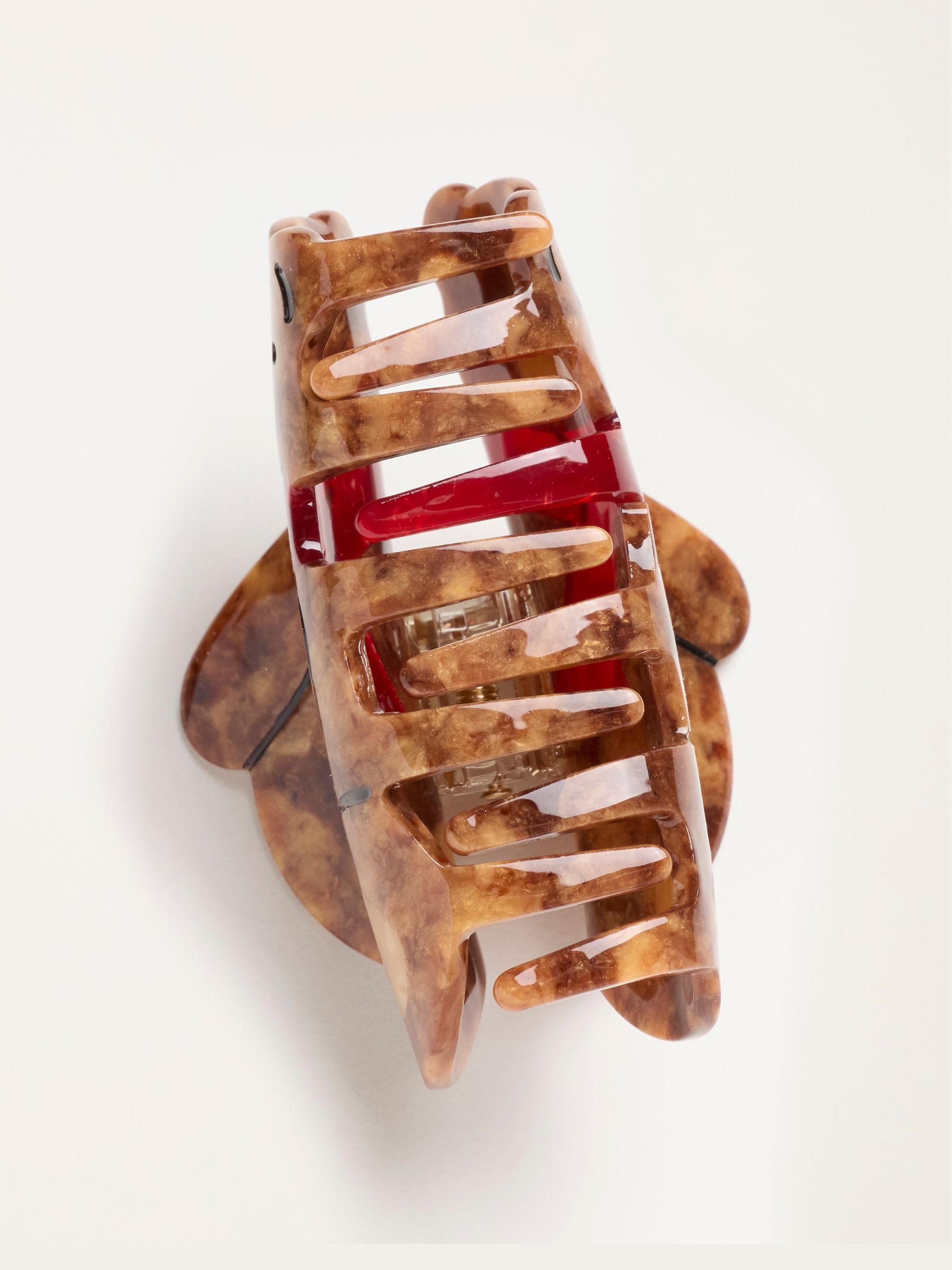 Brown Teddy Bear Claw Clip - Image 2 of 2
