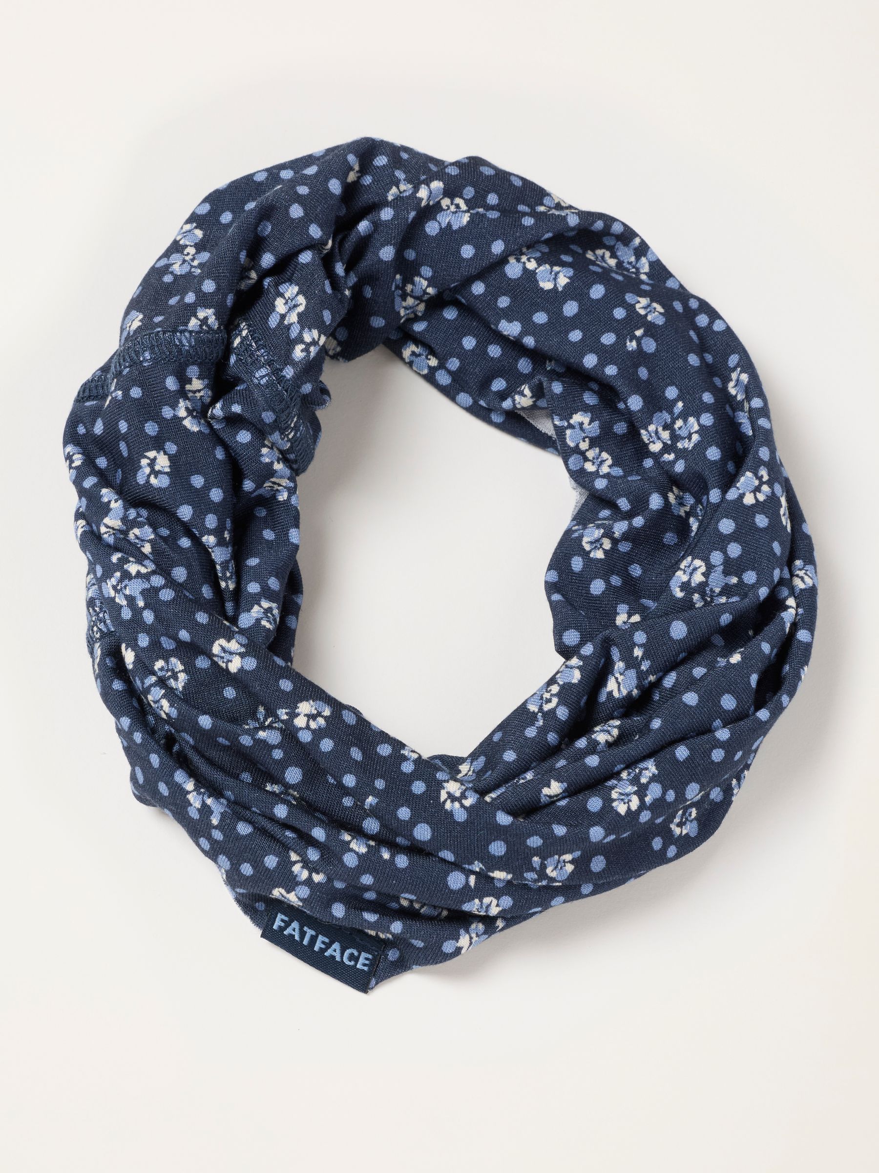 Navy Floral Spot Print Multi Snood - Image 1 of 3