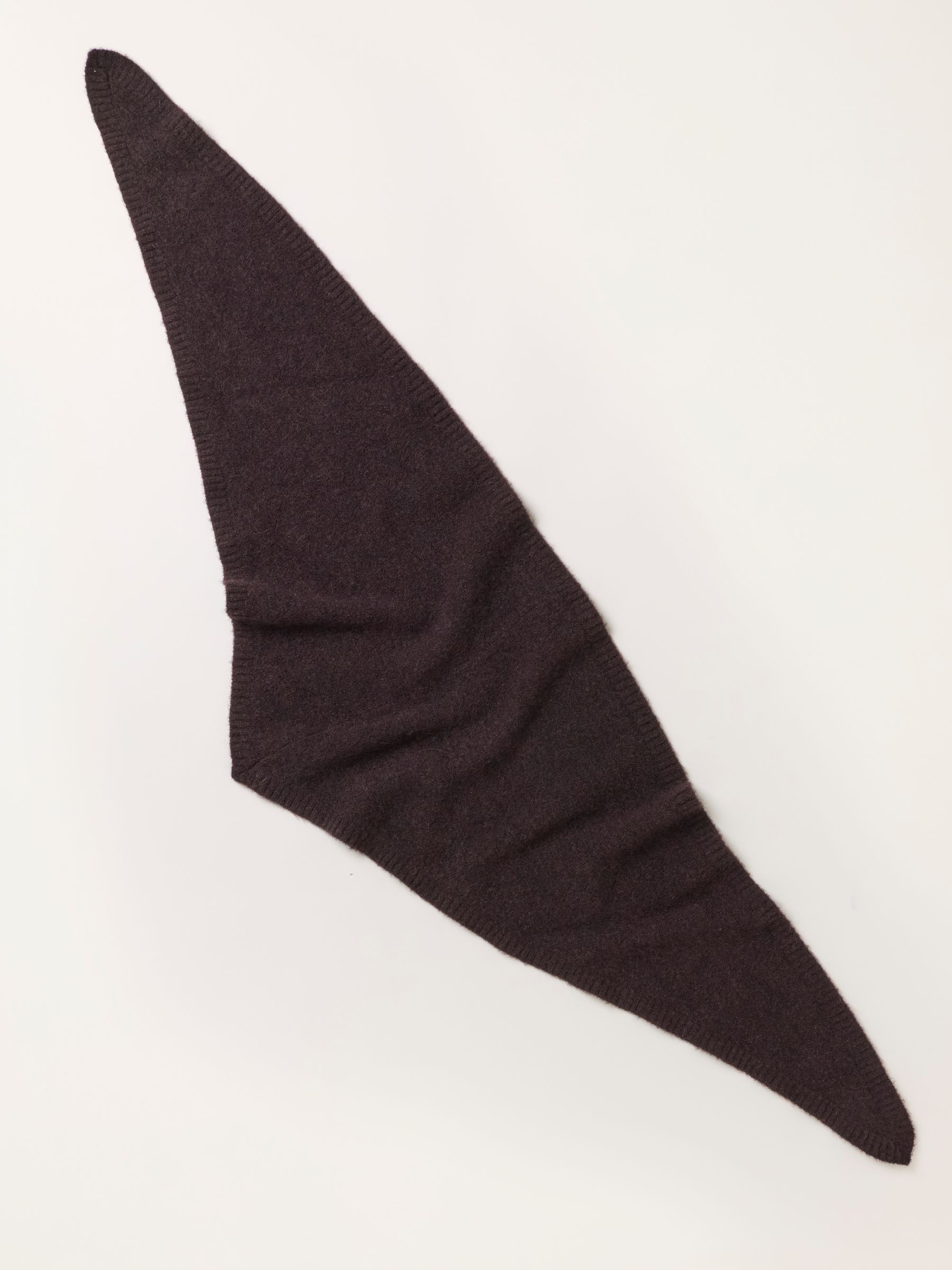 Halle Chocolate Brown Triangle Scarf - Image 2 of 3