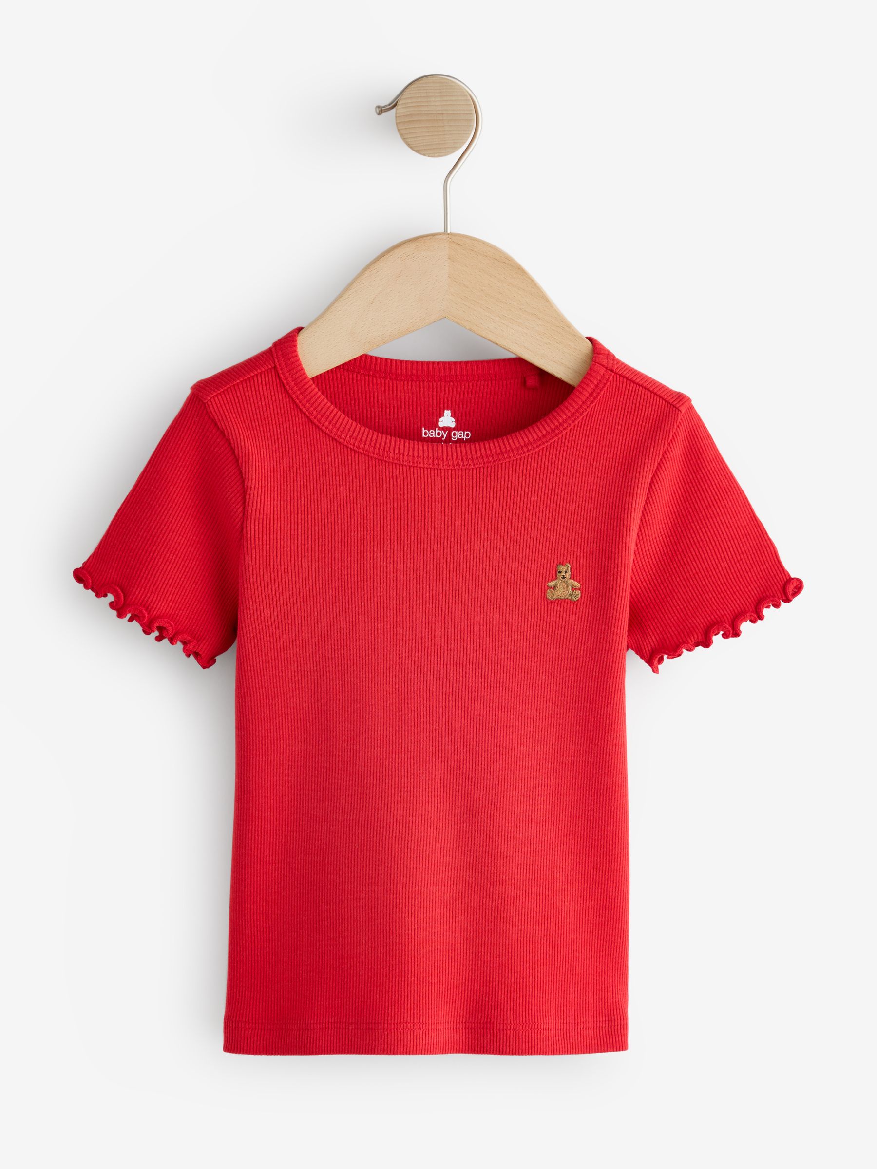 Blue Stripe/Dot Rib 3 Pack Short Sleeve Crew Neck T-Shirt (6mths-5yrs) - Image 5 of 8