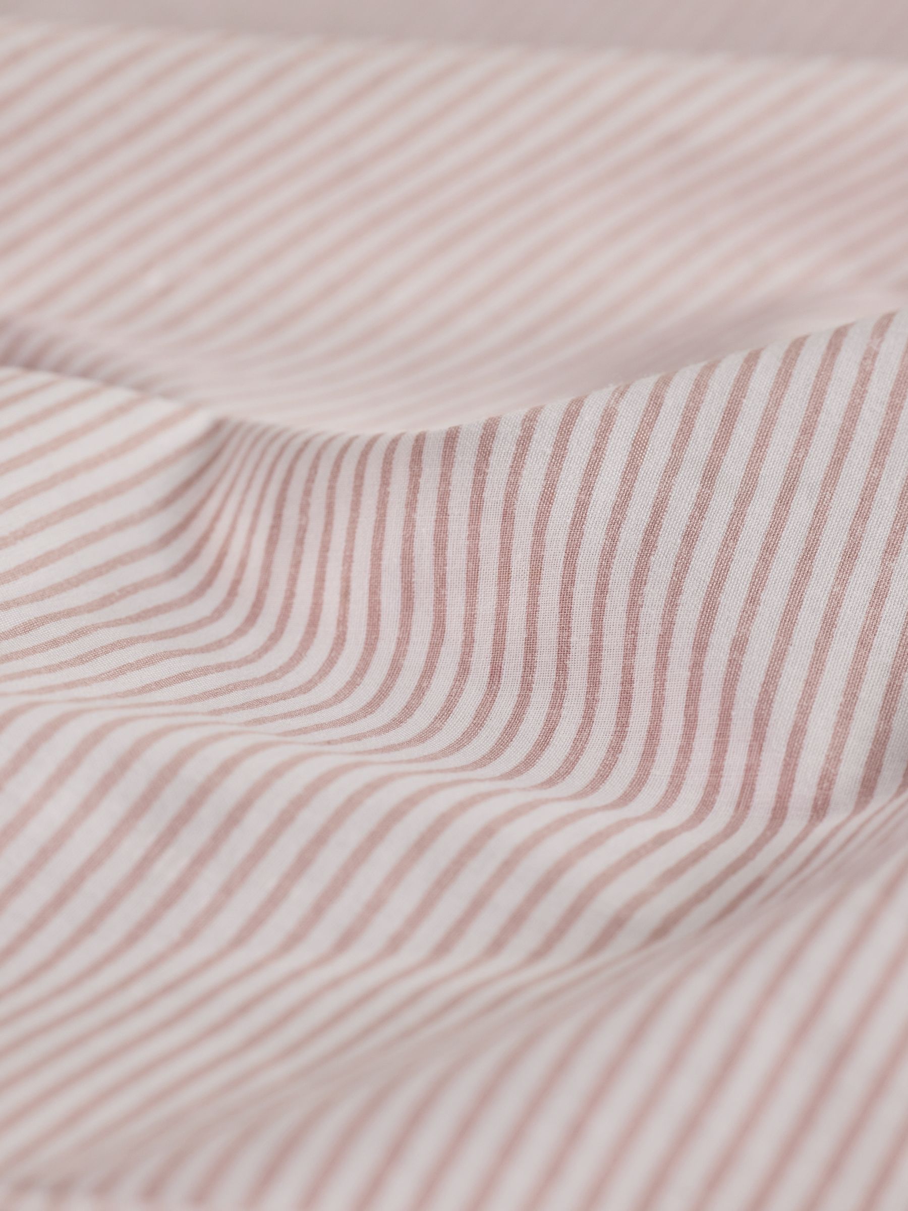 Ansel Stripe Deep Fitted Sheet in Pink - Image 3 of 3