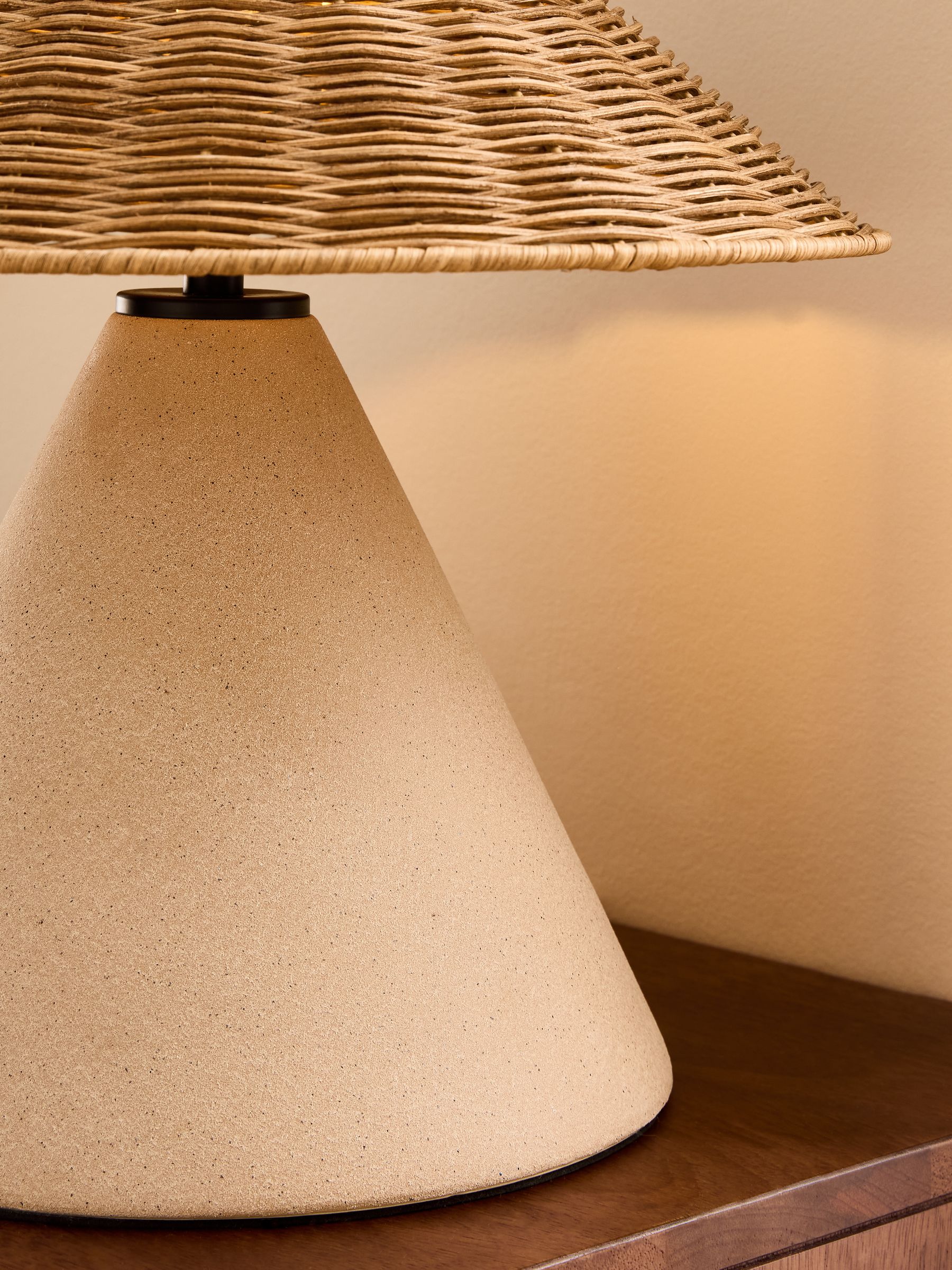 Marlowe Ceramic Table Lamp in Natural - Image 2 of 5