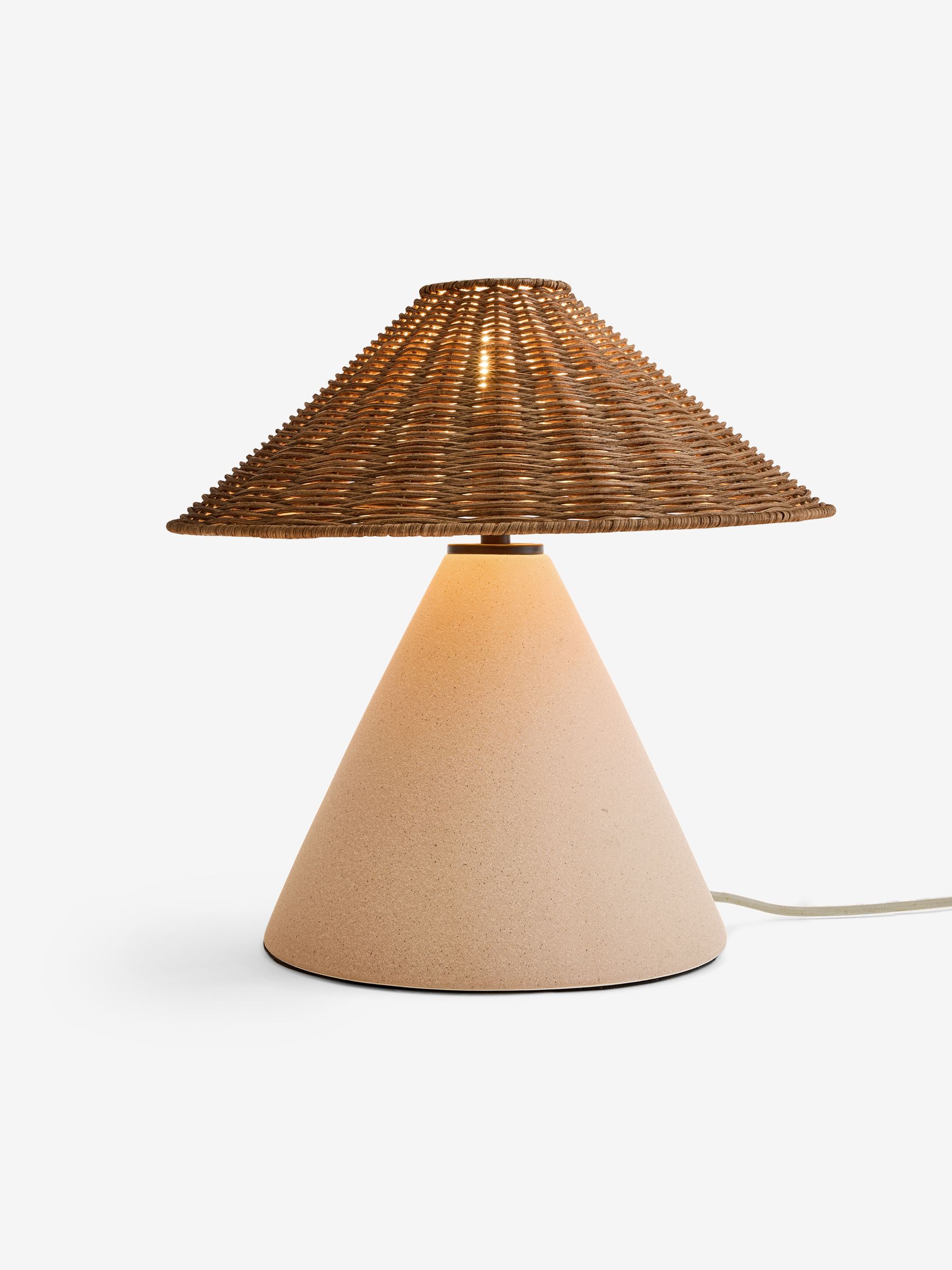 Marlowe Ceramic Table Lamp in Natural - Image 4 of 5