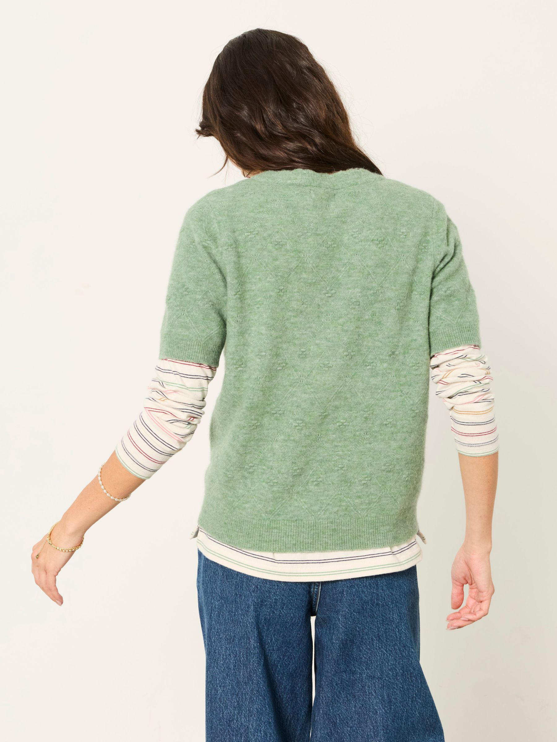Green Halle Knitted Top - Image 2 of 6 Green Halle Knitted Top - Image 2 of 6