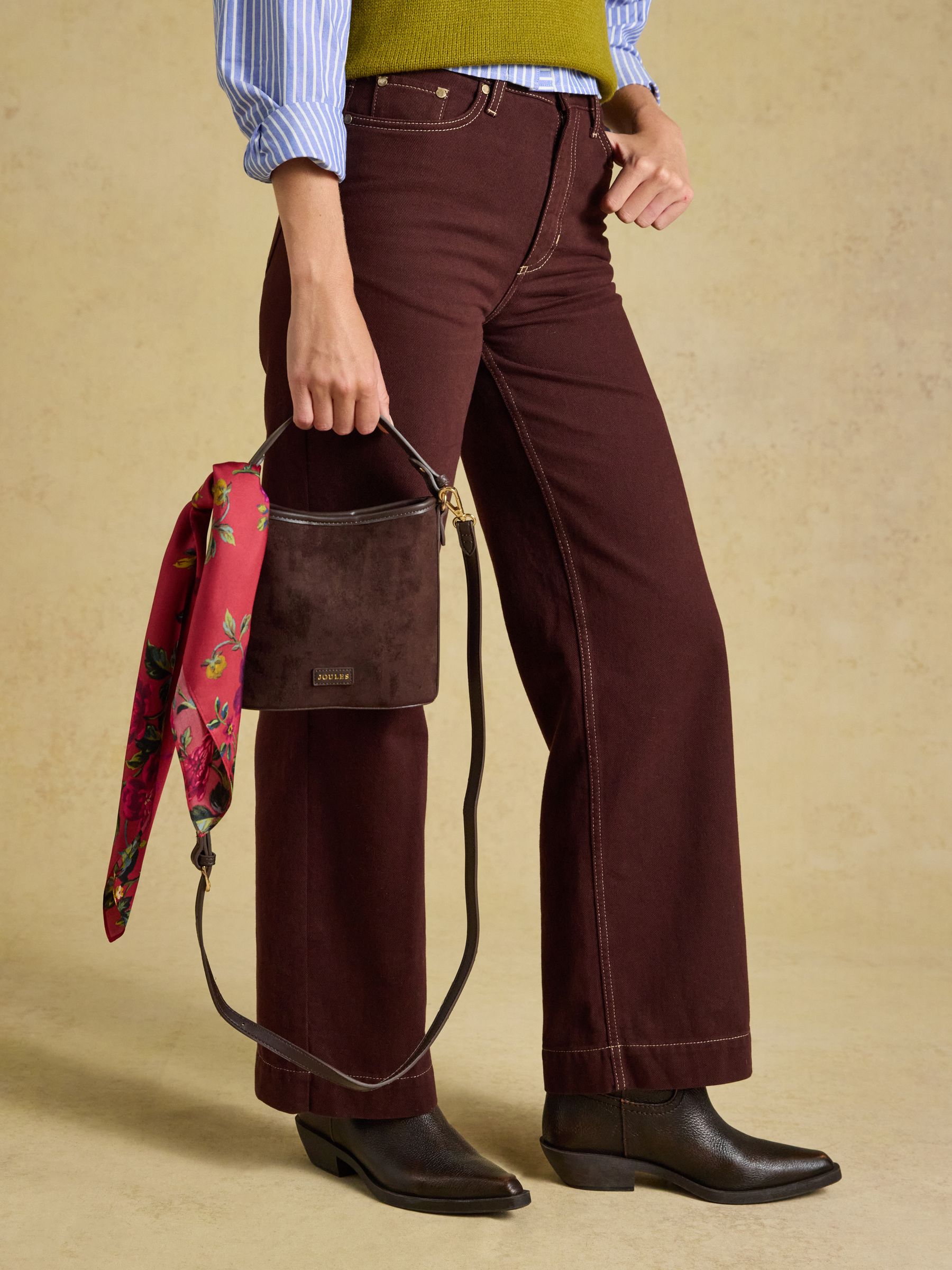 Chocolate Brown Bucket Bag - Image 3 of 9