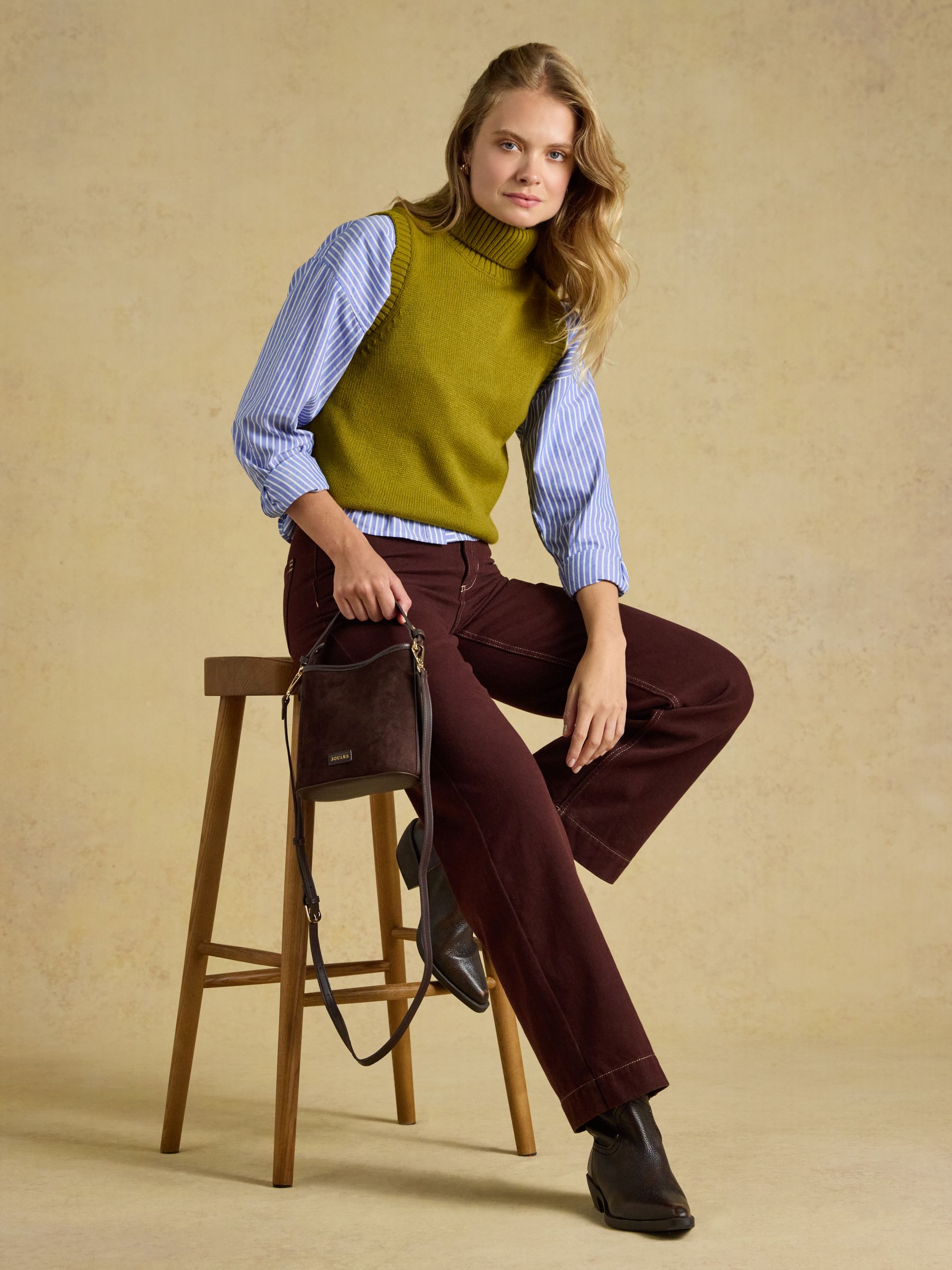 Chocolate Brown Bucket Bag - Image 4 of 9