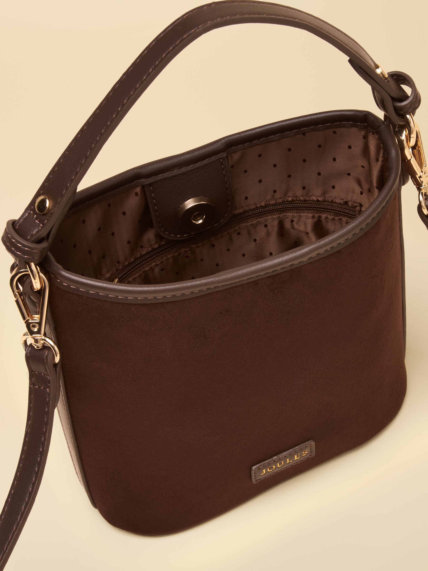Chocolate Brown Bucket Bag - Image 6 of 9