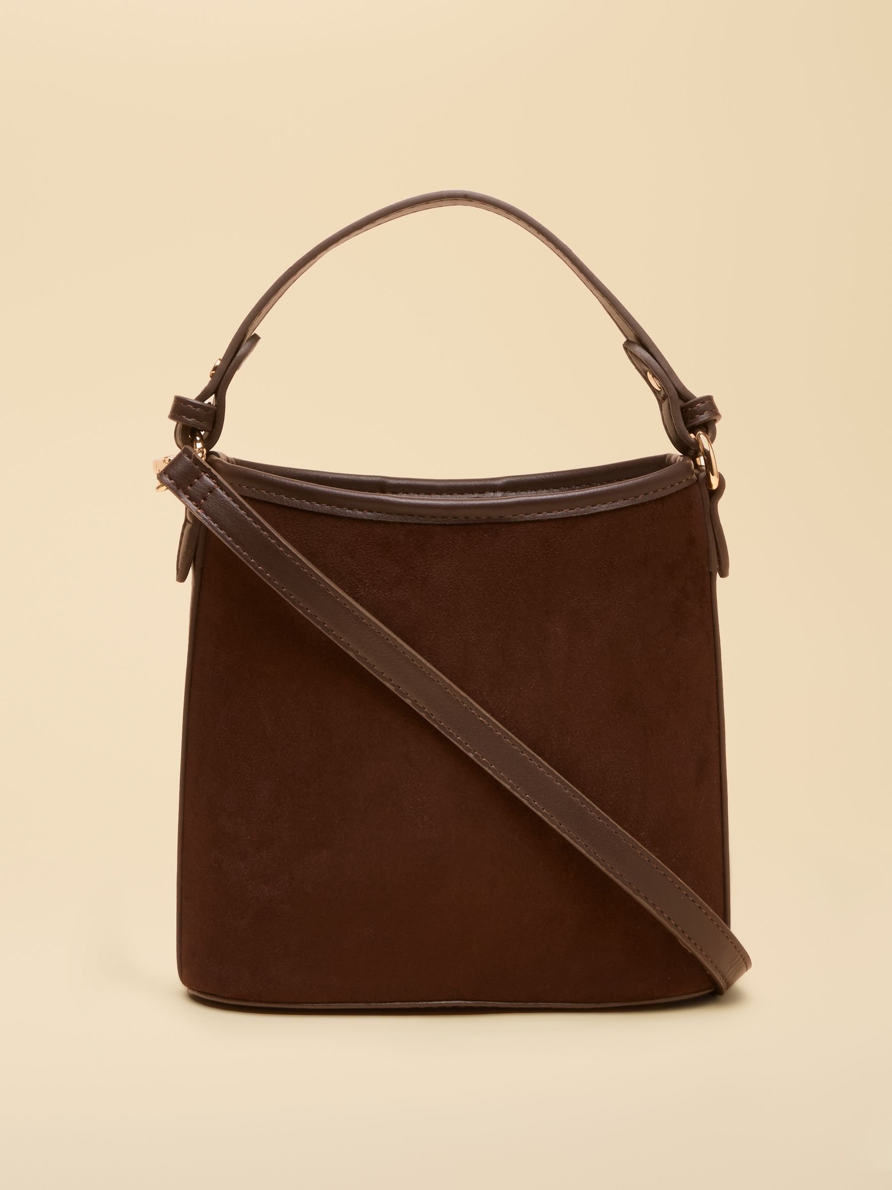 Chocolate Brown Bucket Bag - Image 7 of 9