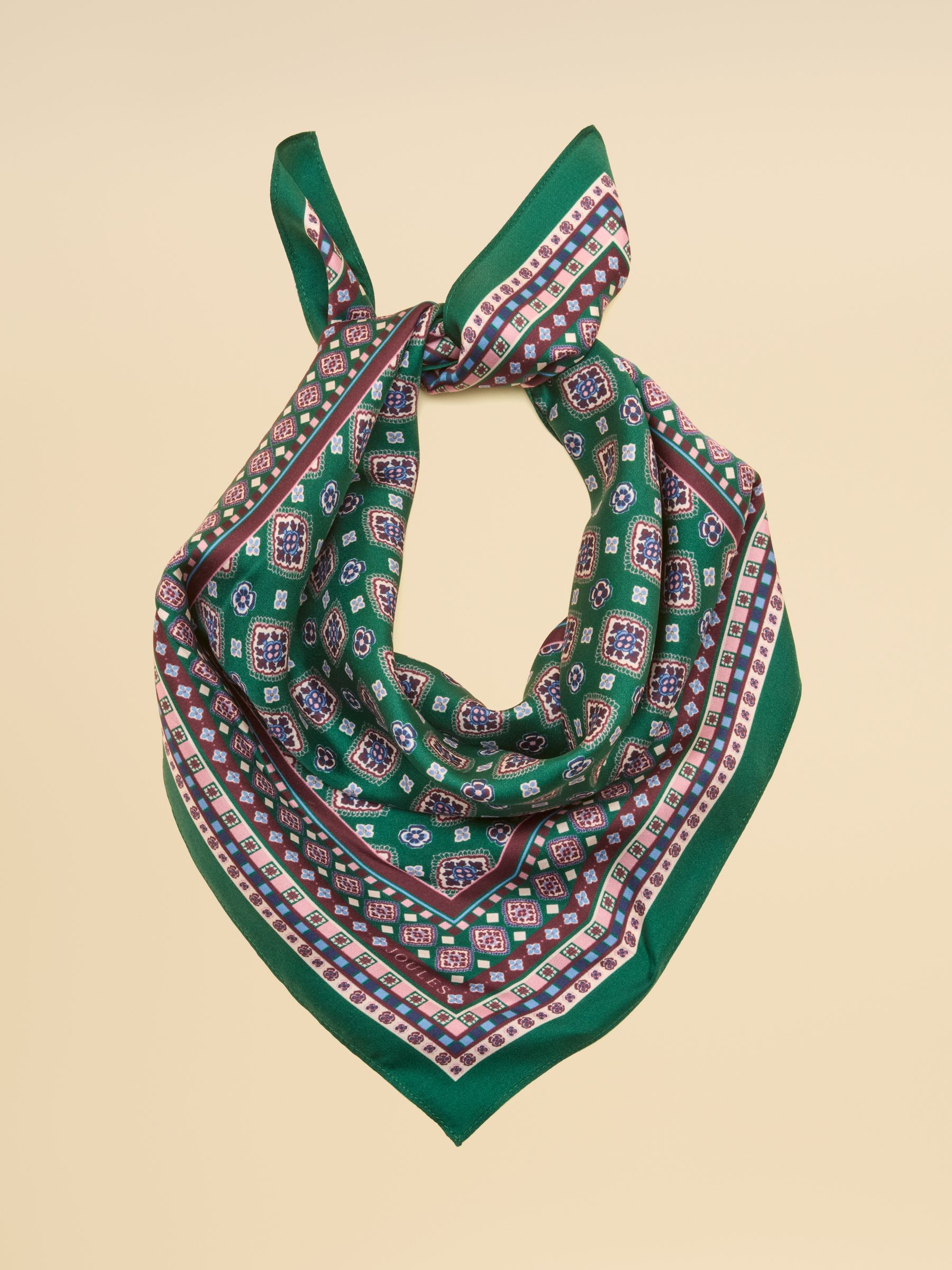 Elsie Green 100% Silk Square Scarf - Image 1 of 6
