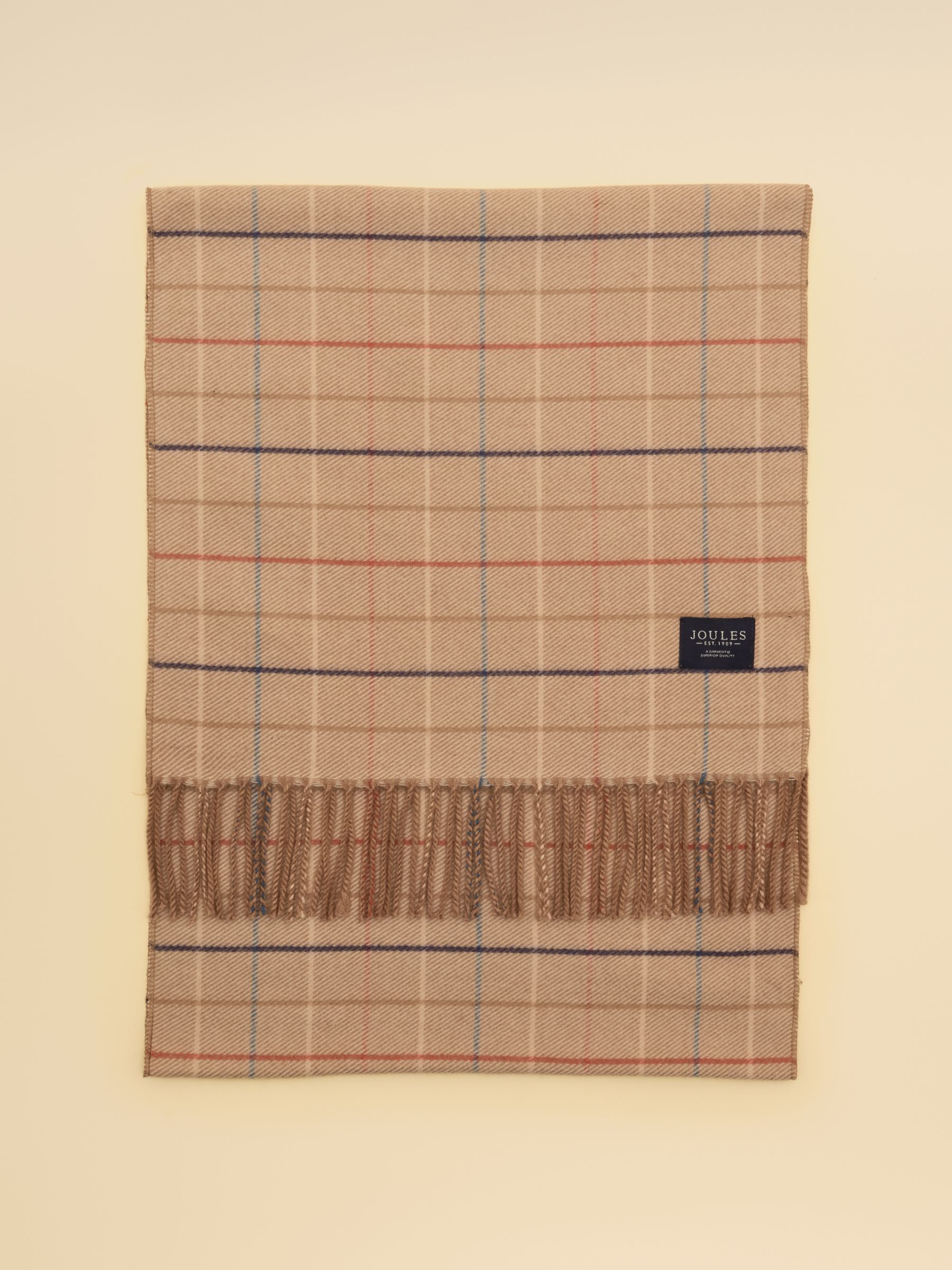 Langtree Neutral Check Scarf - Image 5 of 6