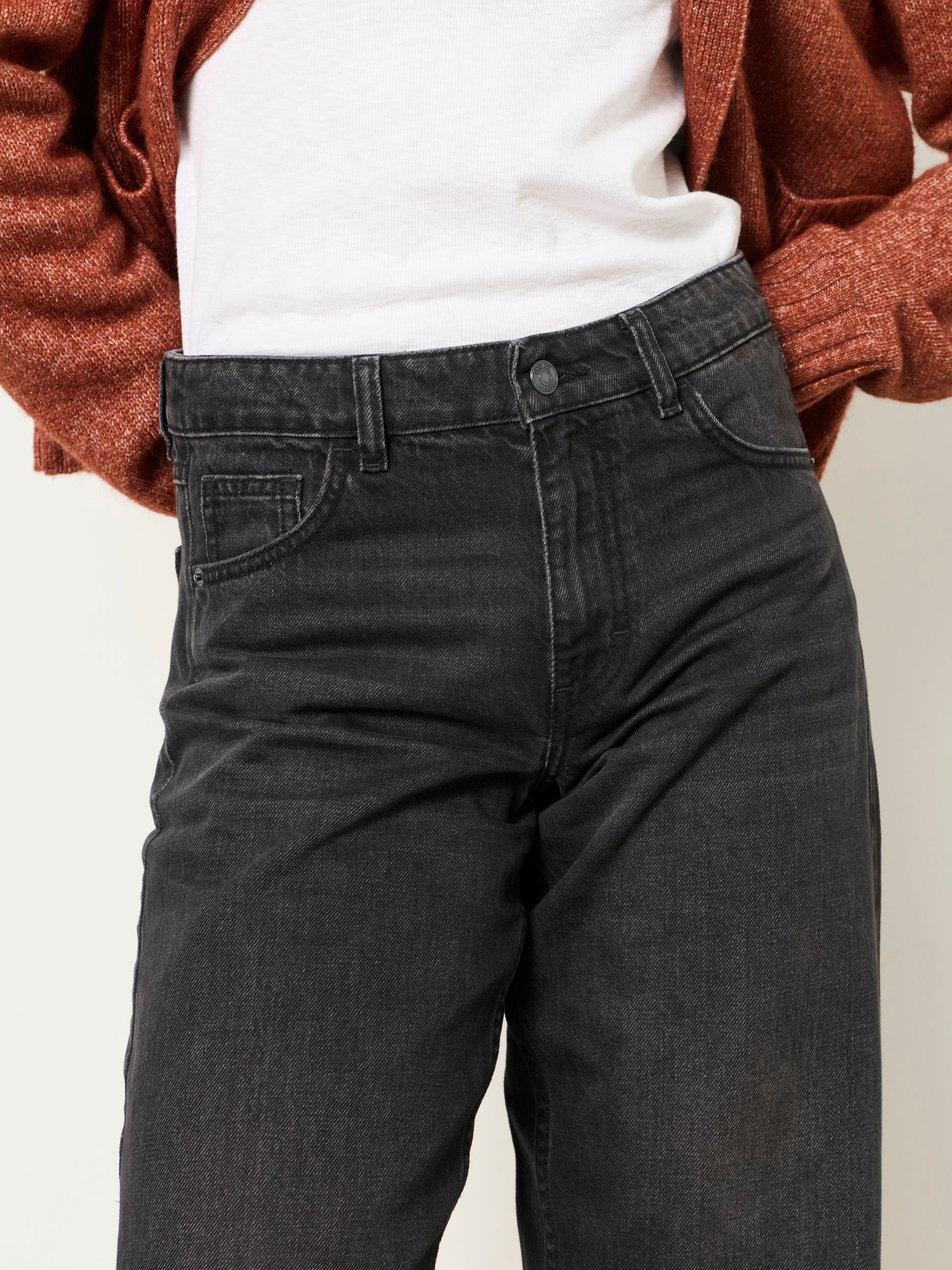 Camber Washed Black Petite Barrel Jeans - Image 5 of 6