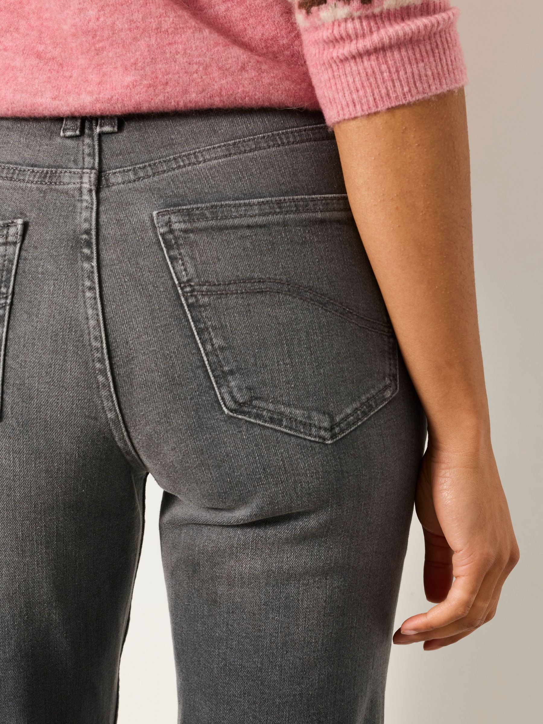 Carmel Grey Petite Comfort Straight Jeans - Image 5 of 7