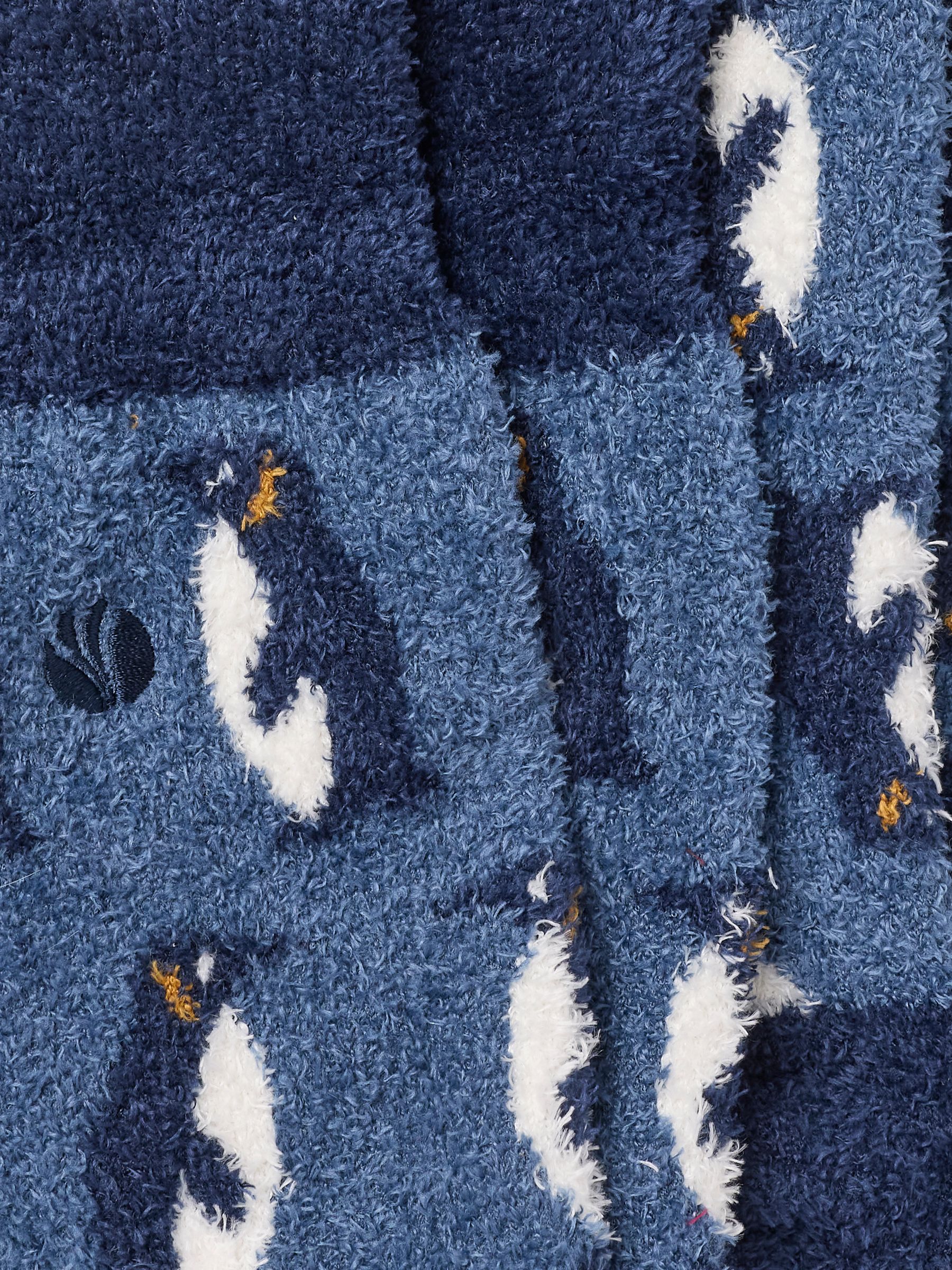 Blue Penguin Fluffy Socks - Image 2 of 2