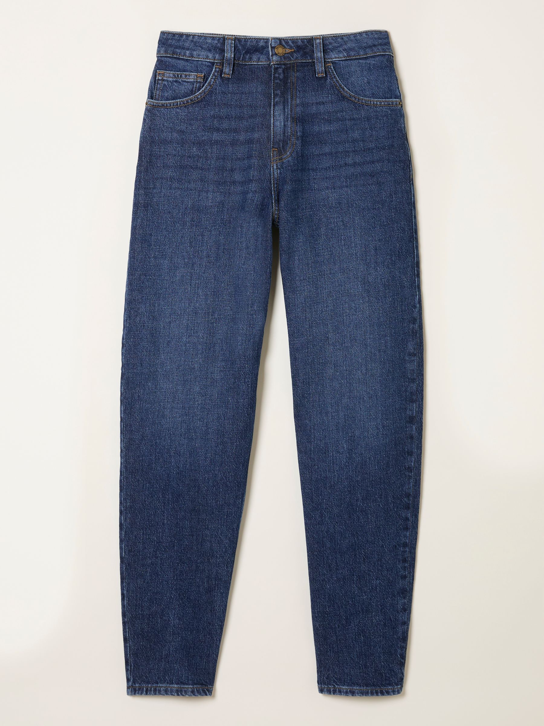 Marlow Dark Blue Petite Taper Leg Jeans - Image 6 of 6 Marlow Dark Blue Petite Taper Leg Jeans - Image 6 of 6
