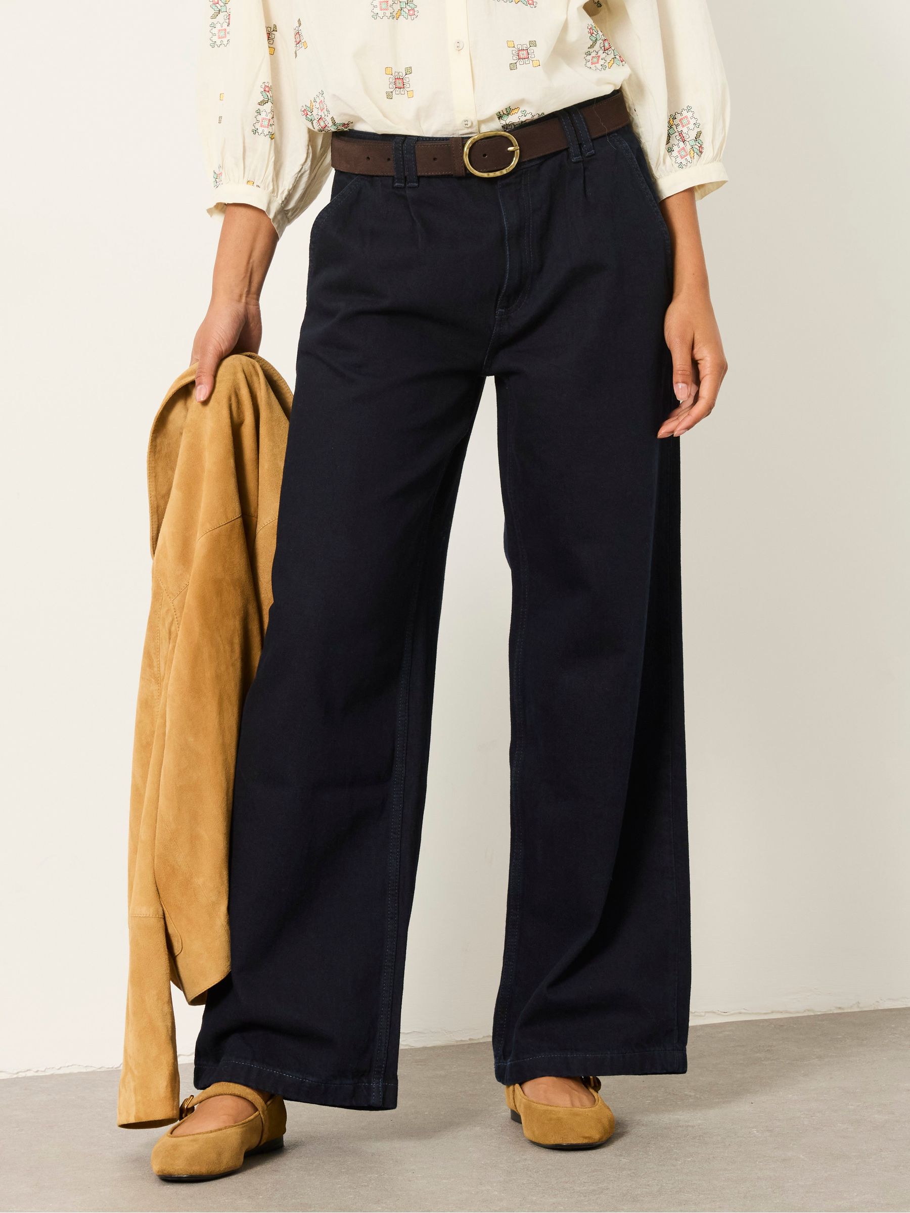 Maya Ink Petite Pleat Jeans - Image 1 of 7