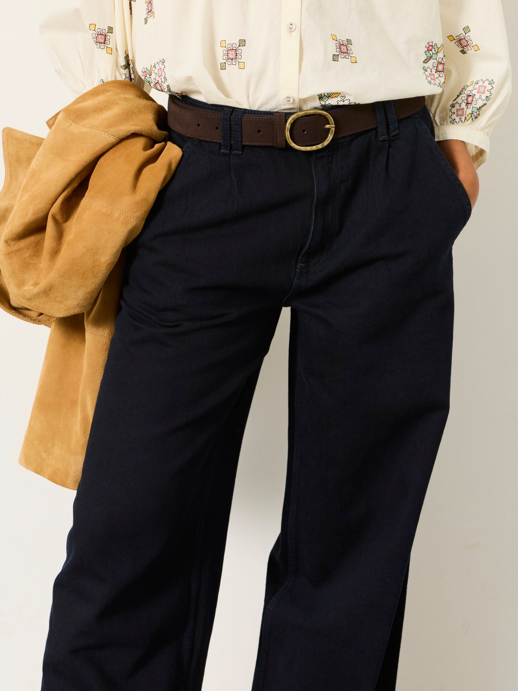 Maya Ink Petite Pleat Jeans - Image 5 of 7