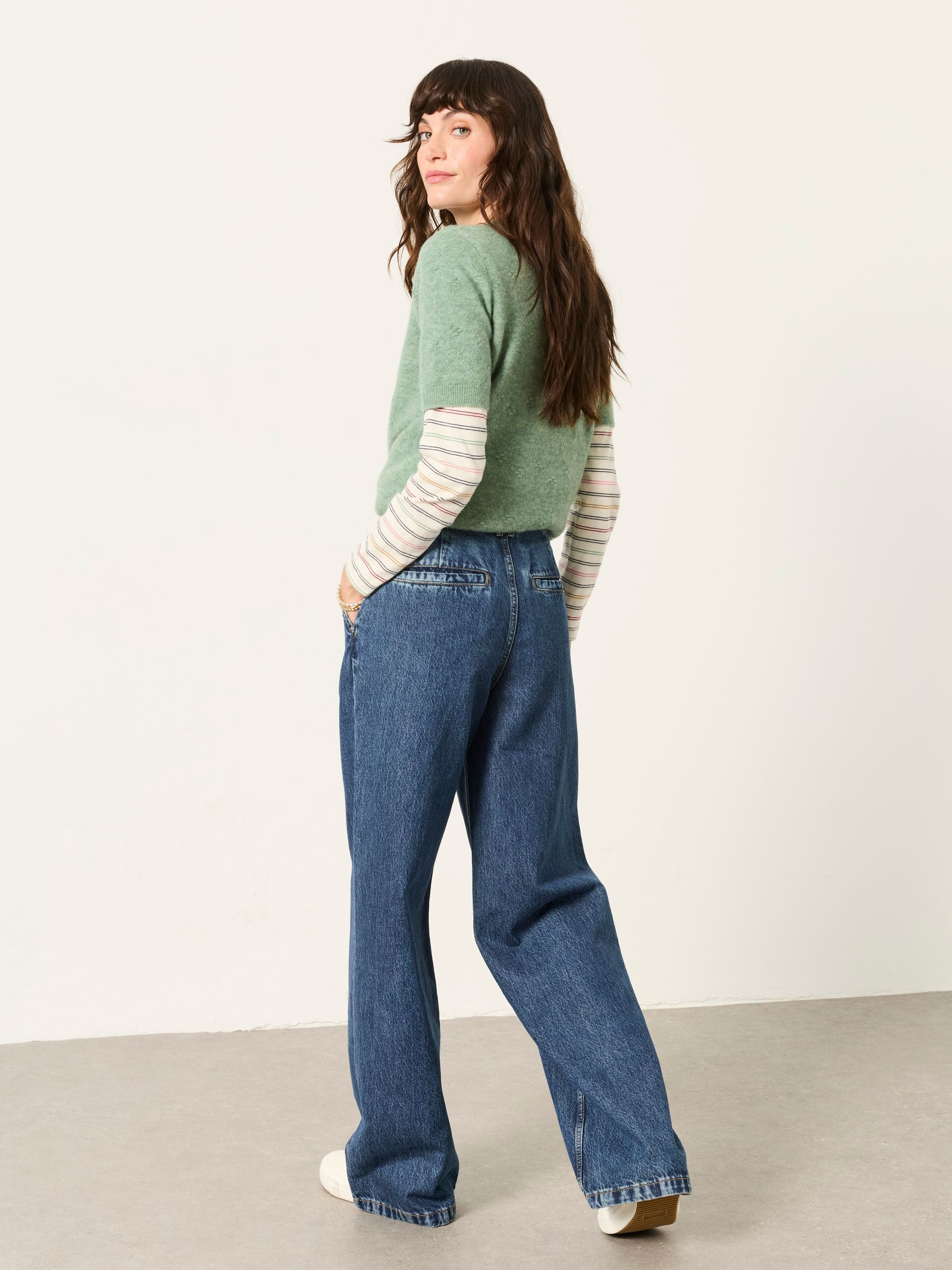 Maya Blue Petite Pleat Jeans - Image 2 of 5