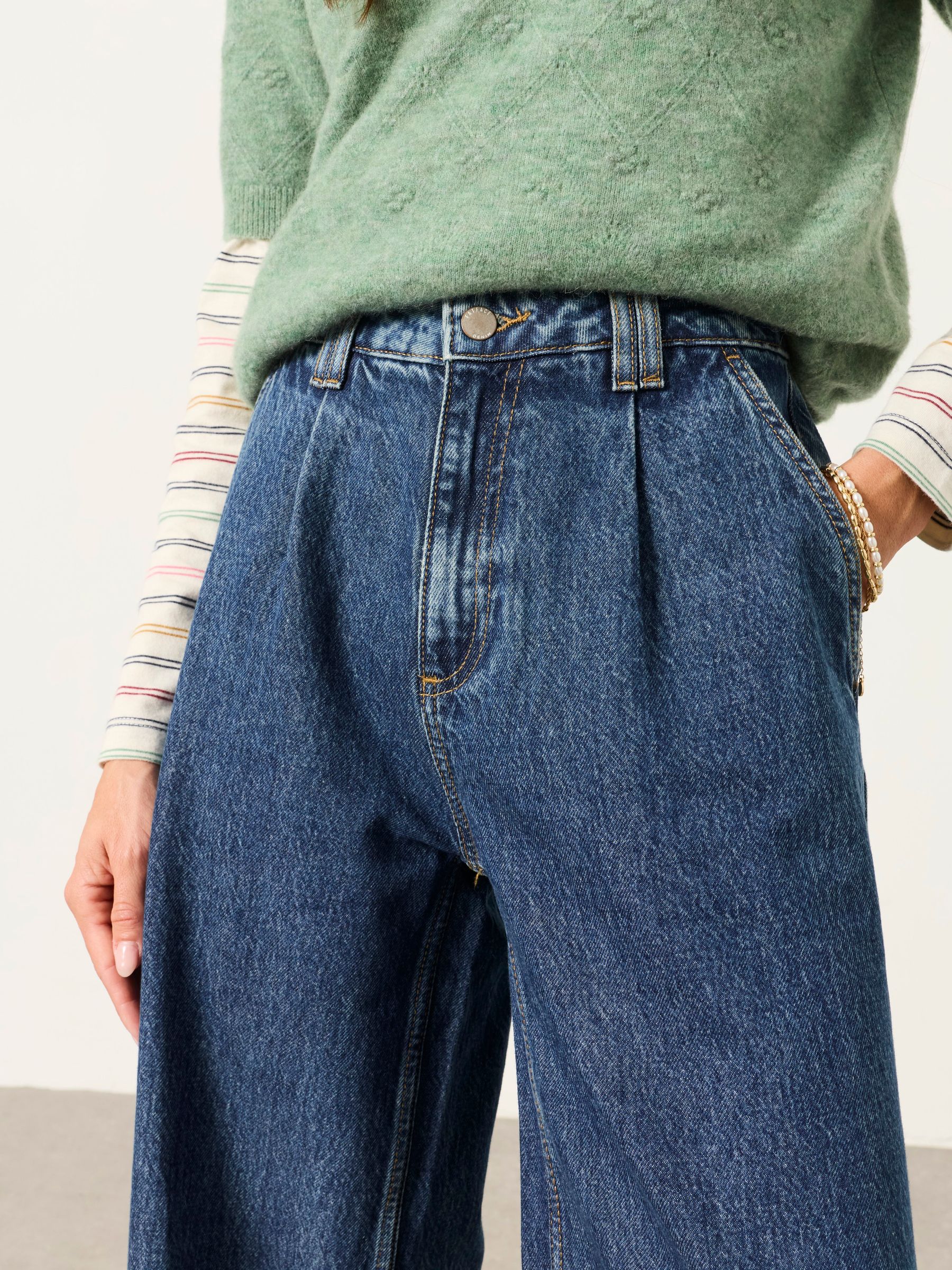 Maya Blue Petite Pleat Jeans - Image 3 of 5