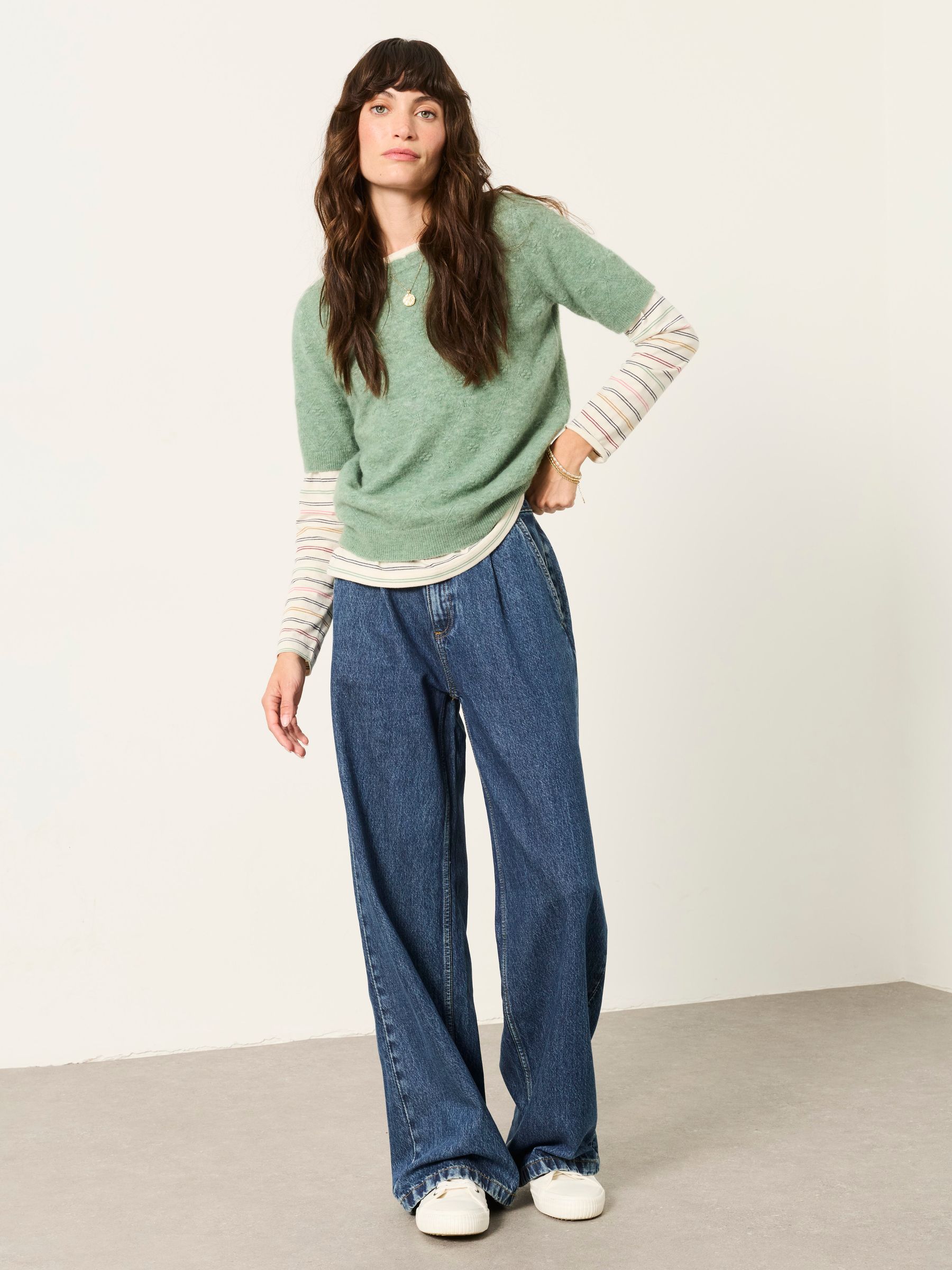 Maya Blue Petite Pleat Jeans - Image 4 of 5