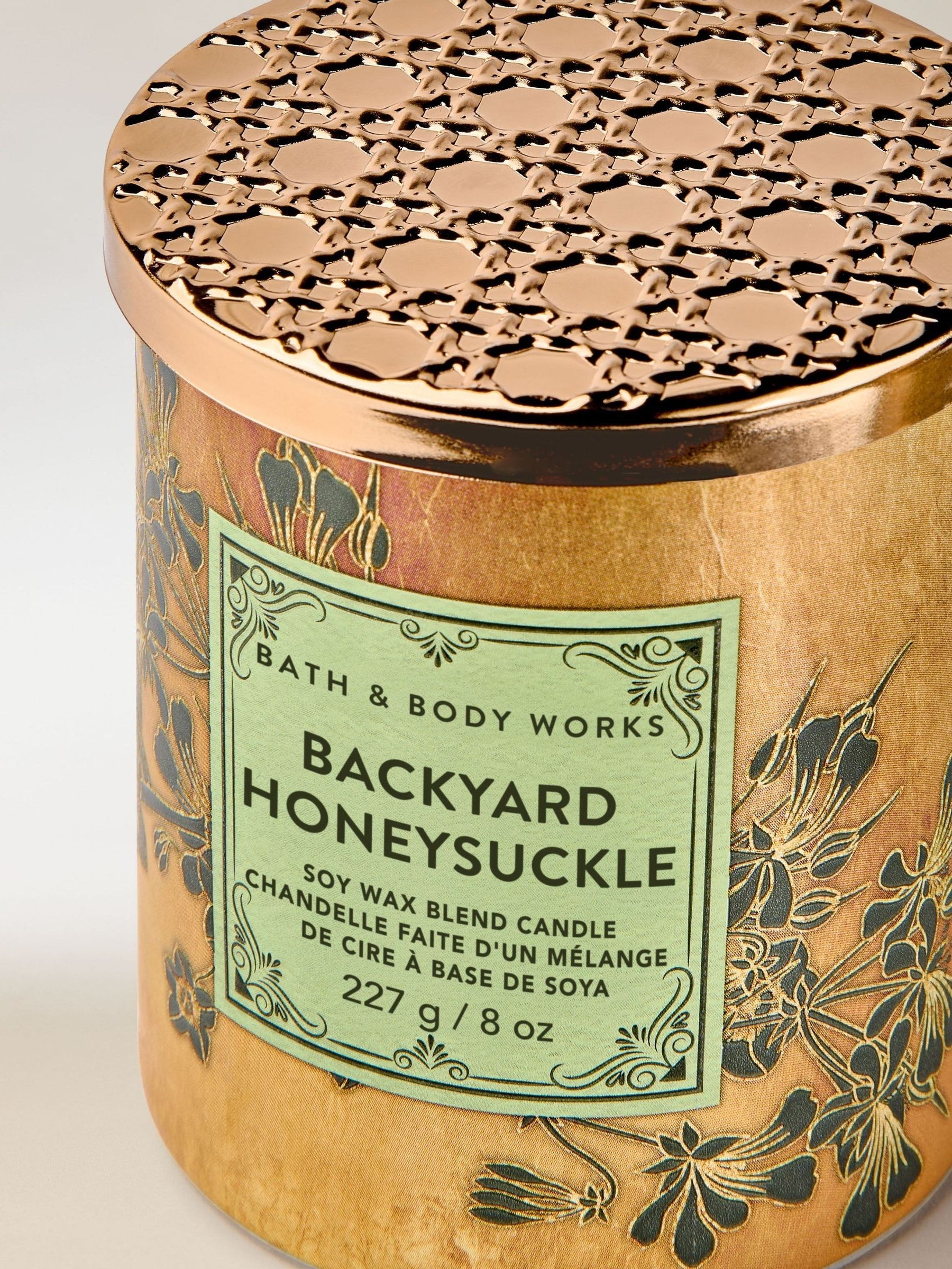 Backyard Honeysuckle Single Wick Candle 227g - Image 2 of 2