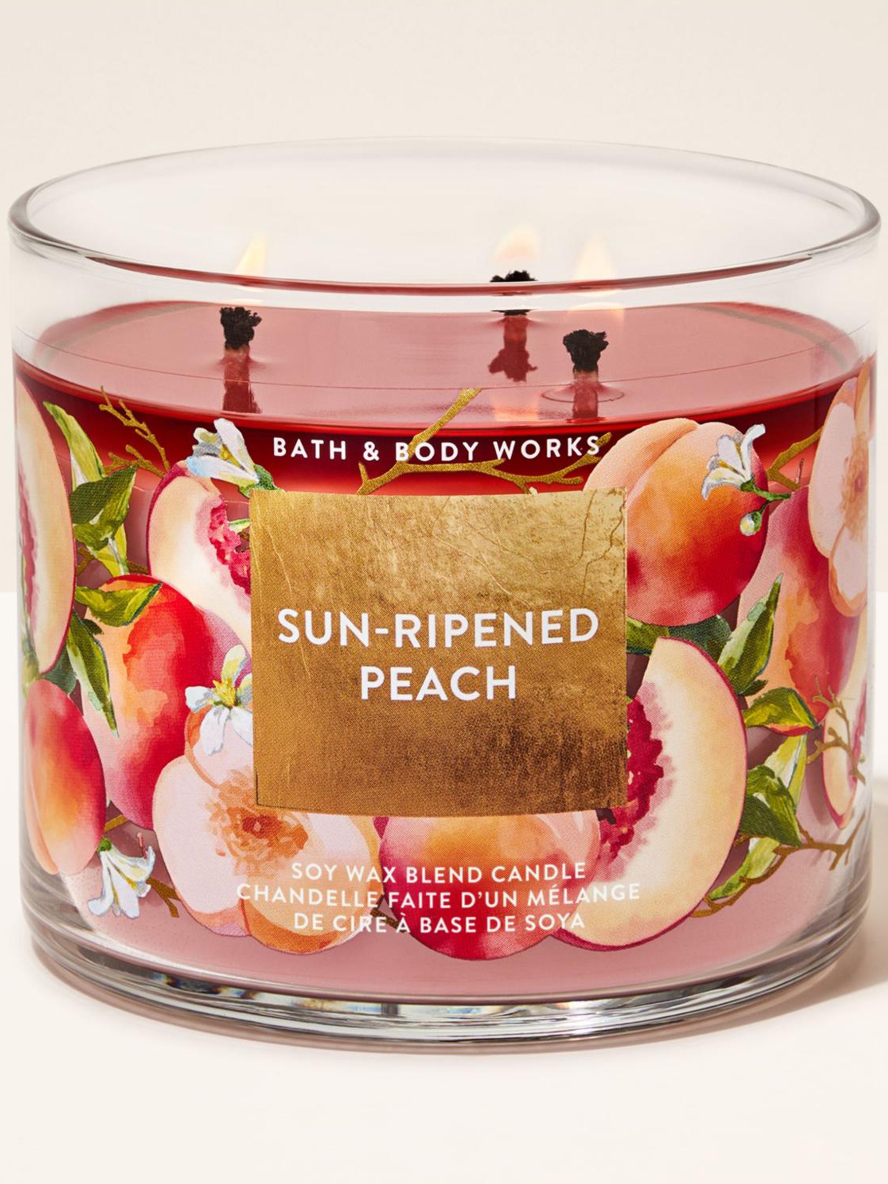 Sun-Ripened Peach Candle 411g 3 Wick - Image 1 of 5