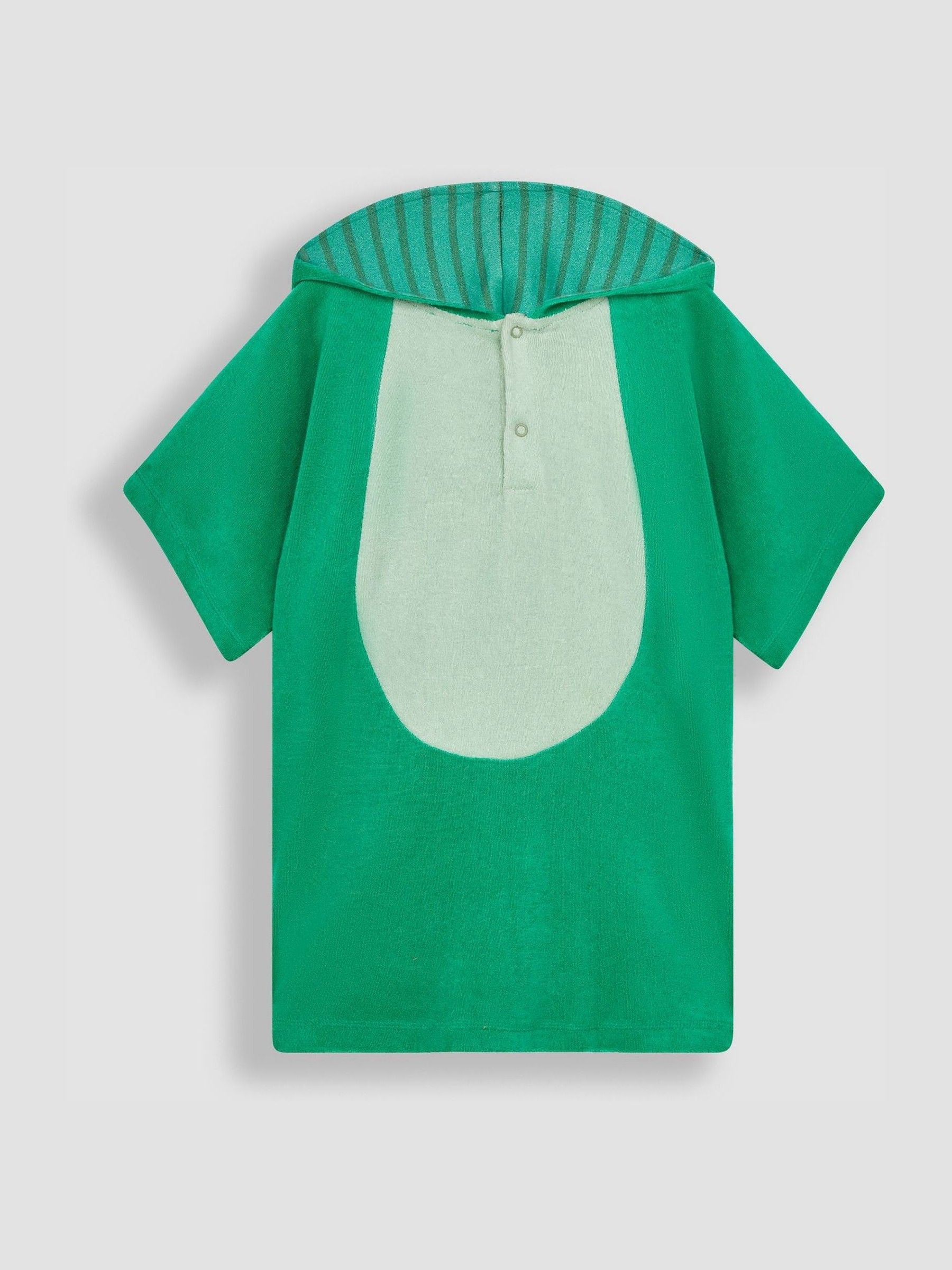 Green Dinosaur Character Hooded Poncho Towel - Image 2 of 4
