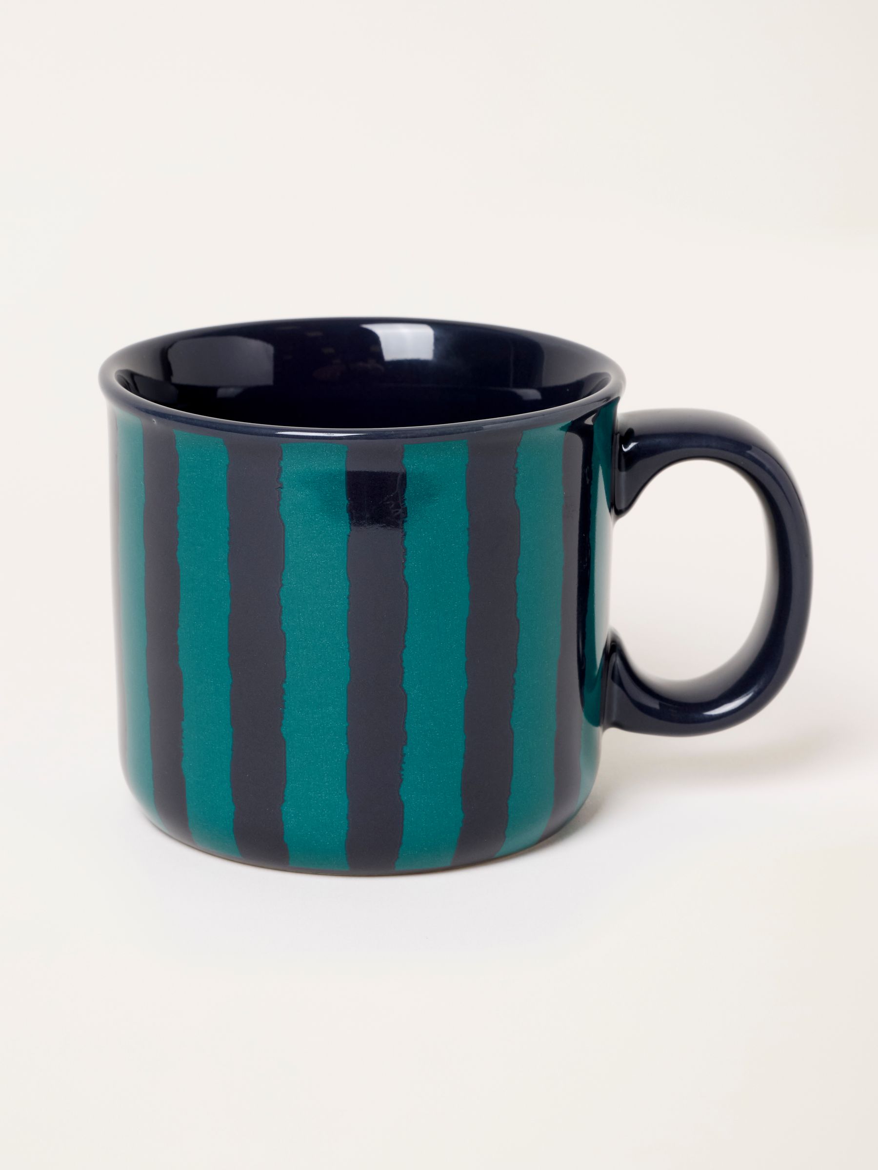 Teal Blue Rad Dad Striped Ceramic Mug - Image 2 of 3