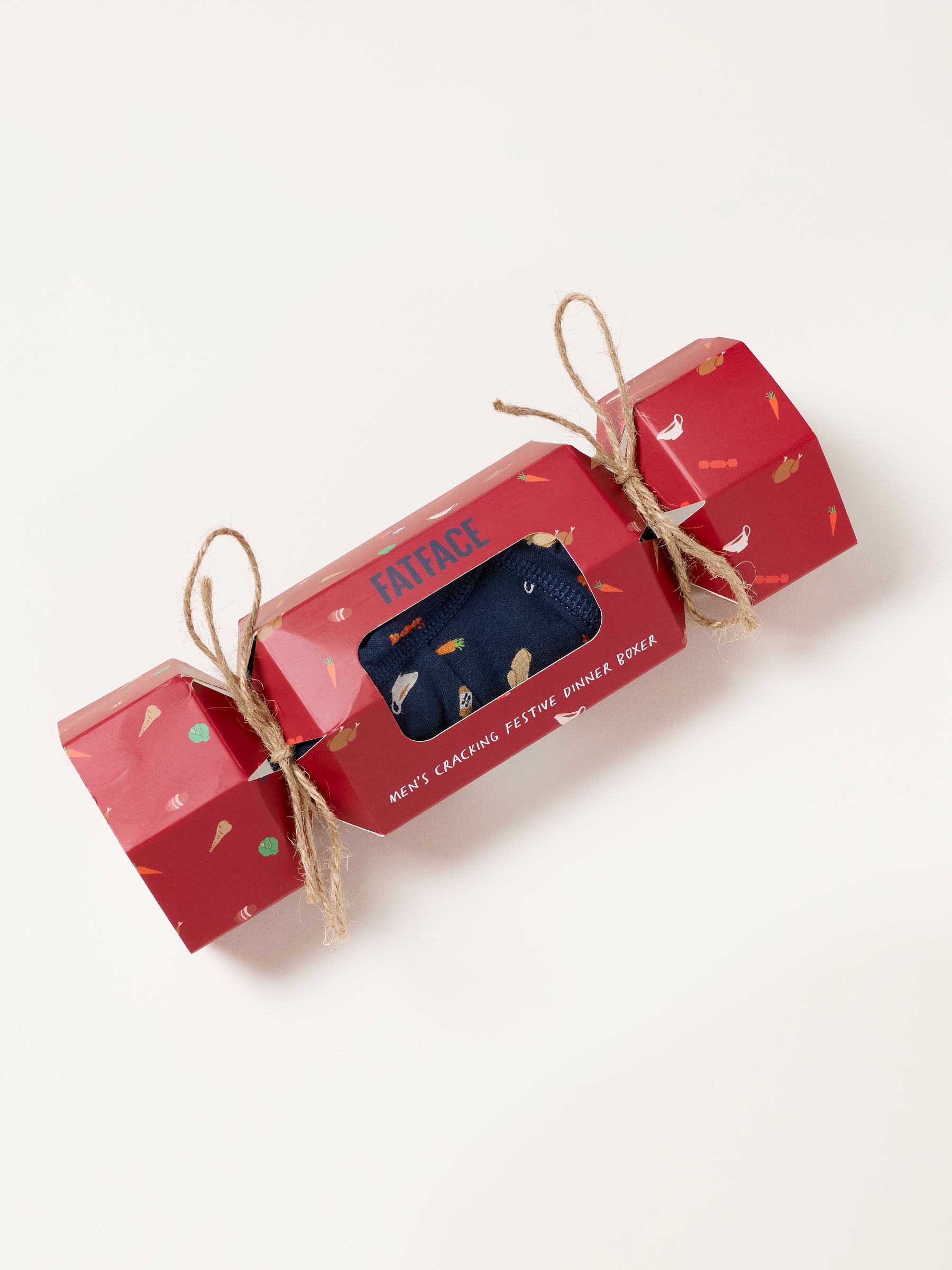 Red Christmas Dinner Boxers in a Cracker - Image 3 of 3