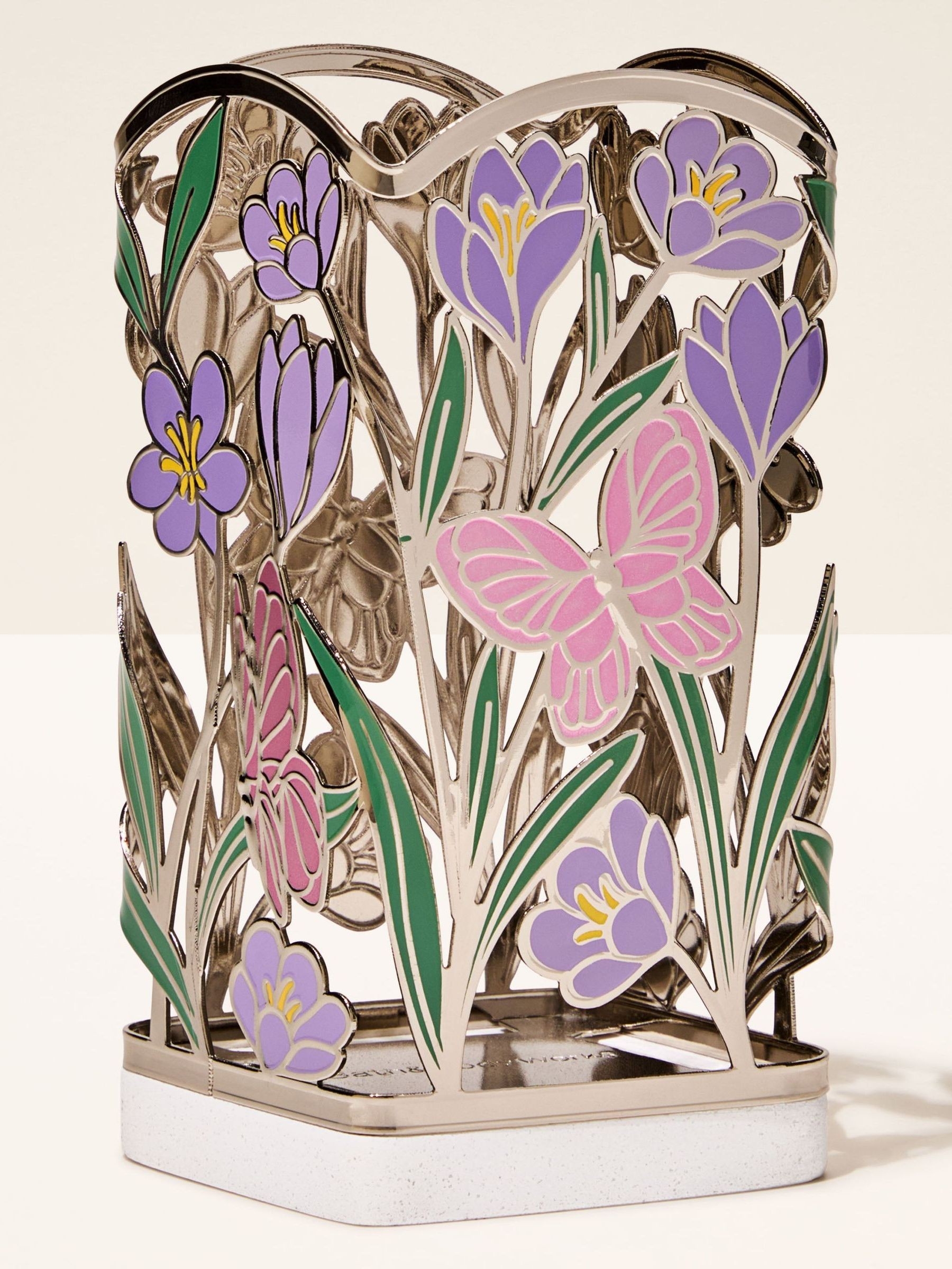 Butterflies & Floral Foaming Hand Soap Holder - Image 1 of 1