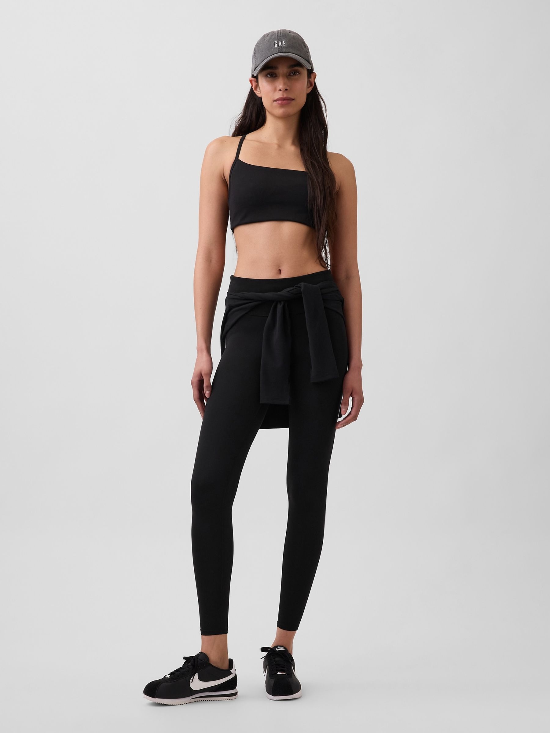 Black Smooth Racerback Sports Bra - Image 3 of 4