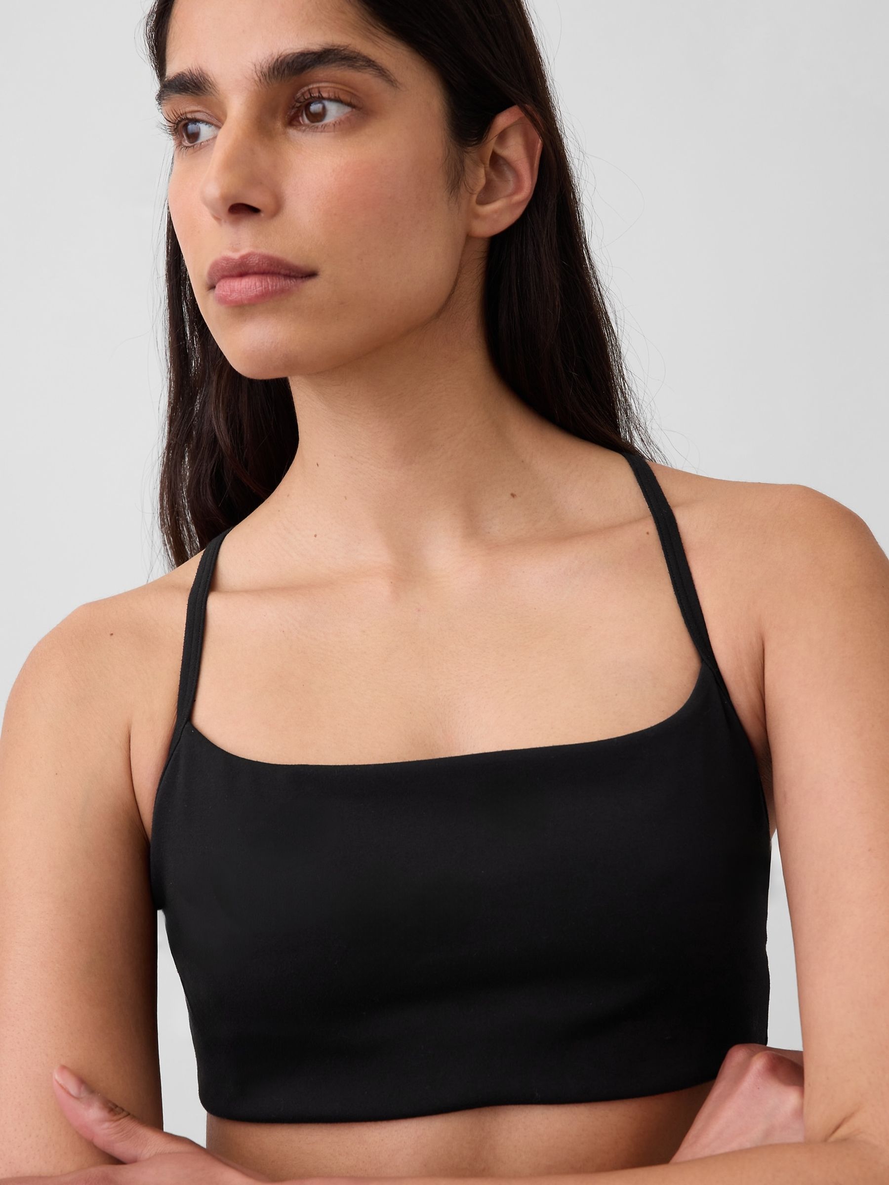 Black Smooth Racerback Sports Bra - Image 4 of 4
